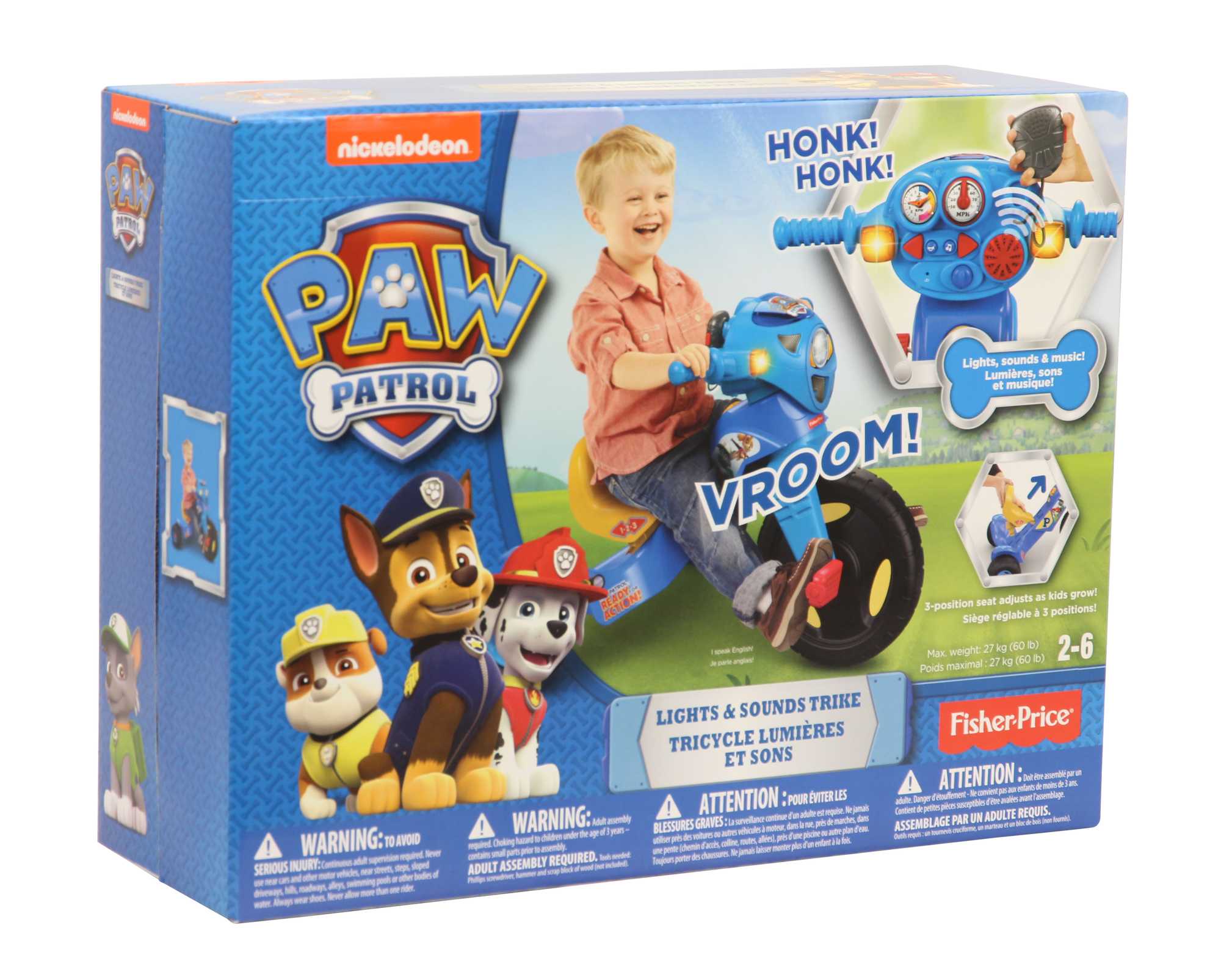 Fisher-Price Nickelodeon Pat’ Patrouille Tricycle Sons et Lumières - Image 6