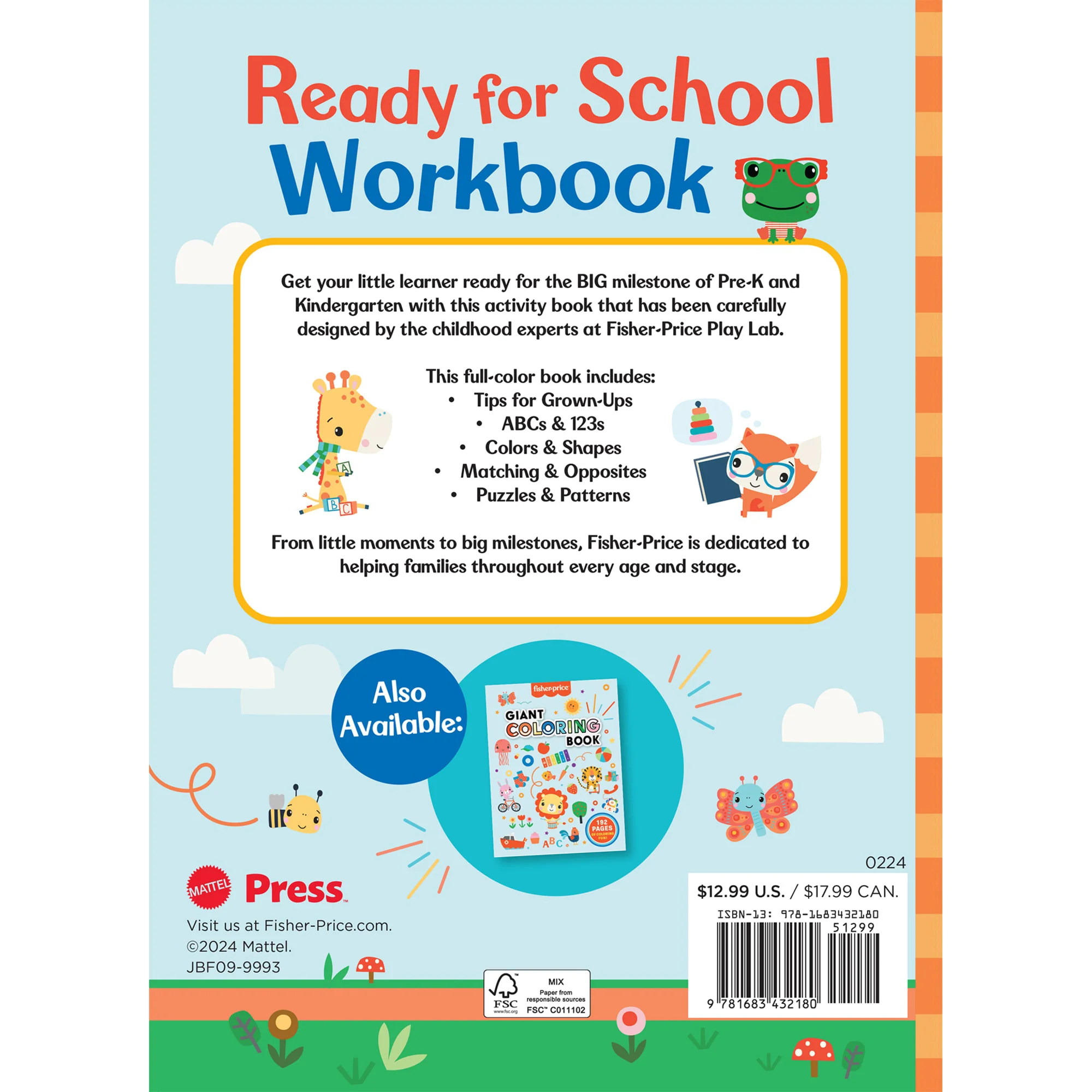 Fisher-Price: Ready For School Workbook - Image 2