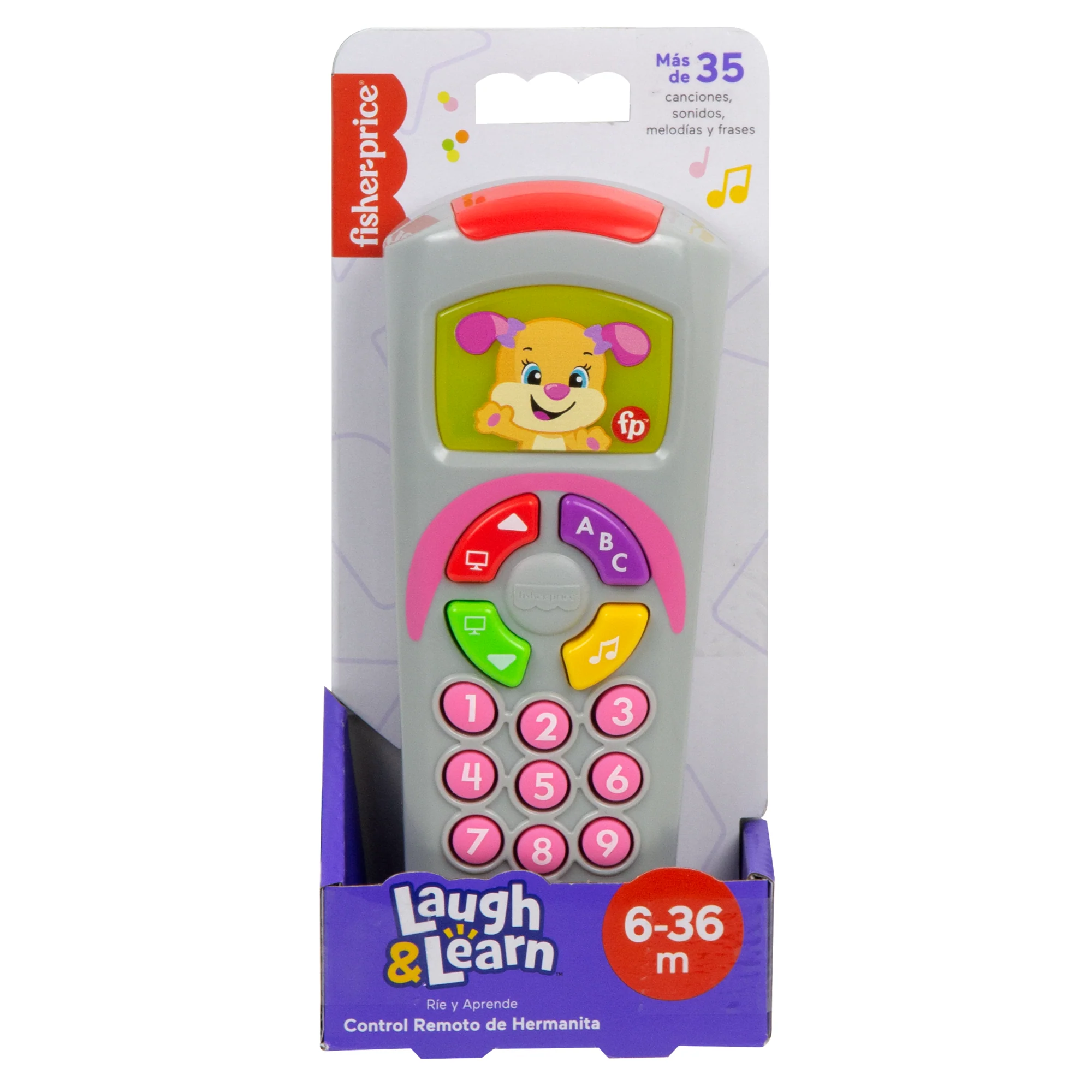 Fisher-Price Ríe y Aprende Juguete para Bebés Control Remoto De Hermanita