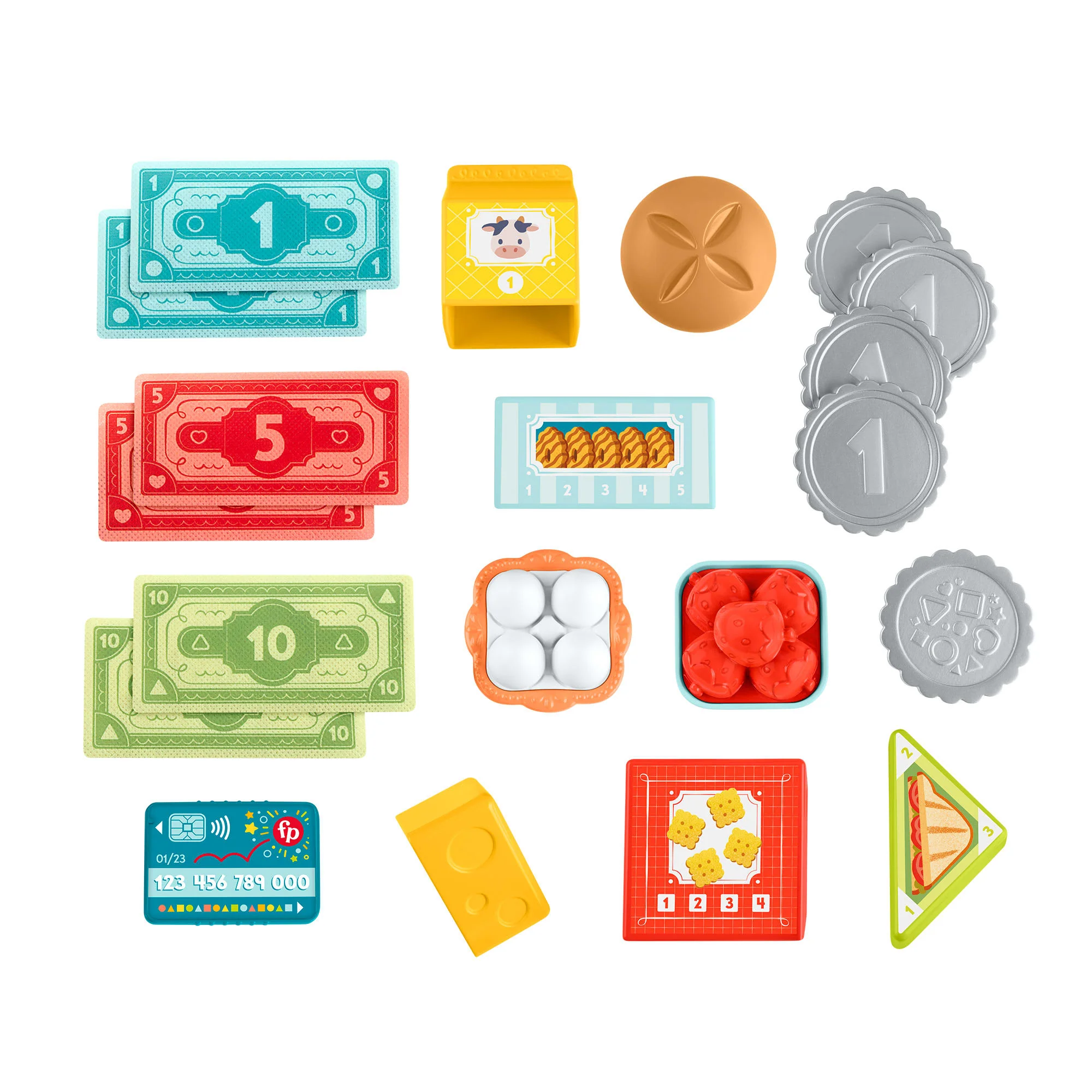 Fisher-Price Rires et Éveil Caisse enregistreuse Comptage et Magasinage - Image 5