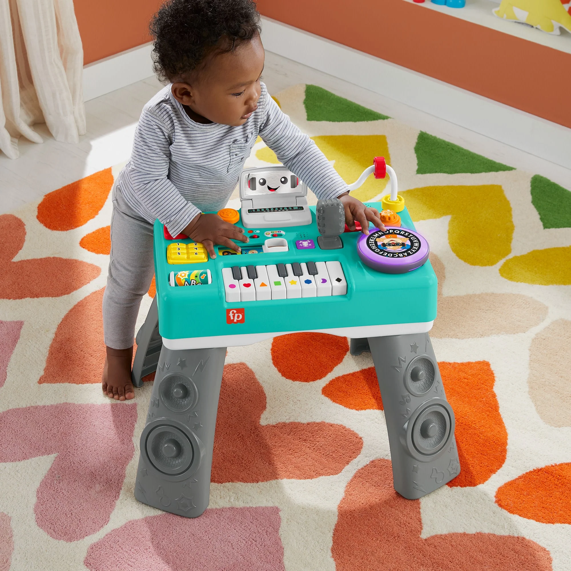 Fisher-Price Rires et Éveil Ma Table D’Activités de DJ, Multilingue - Image 2