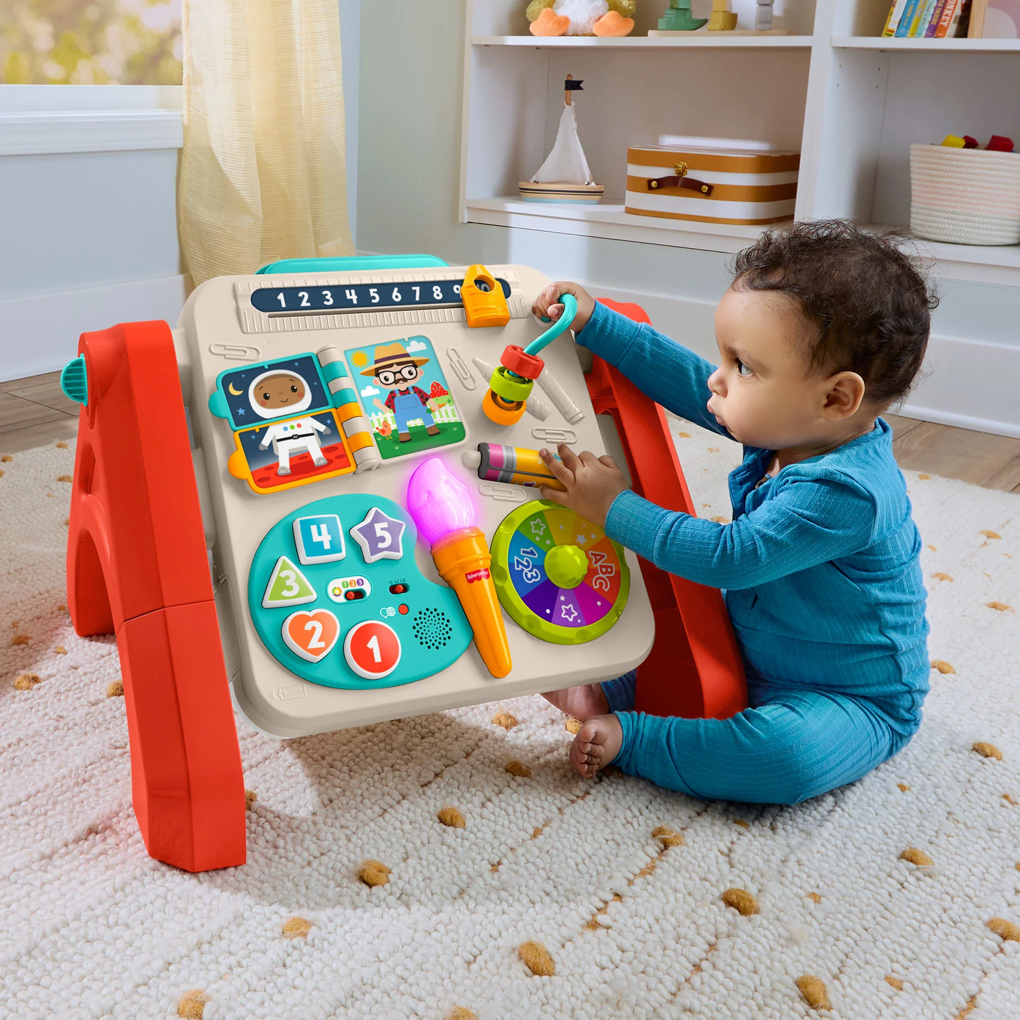 Fisher-Price® Rires et Éveil Table D’Activités et Chevalet 4 en 1 - Image 2