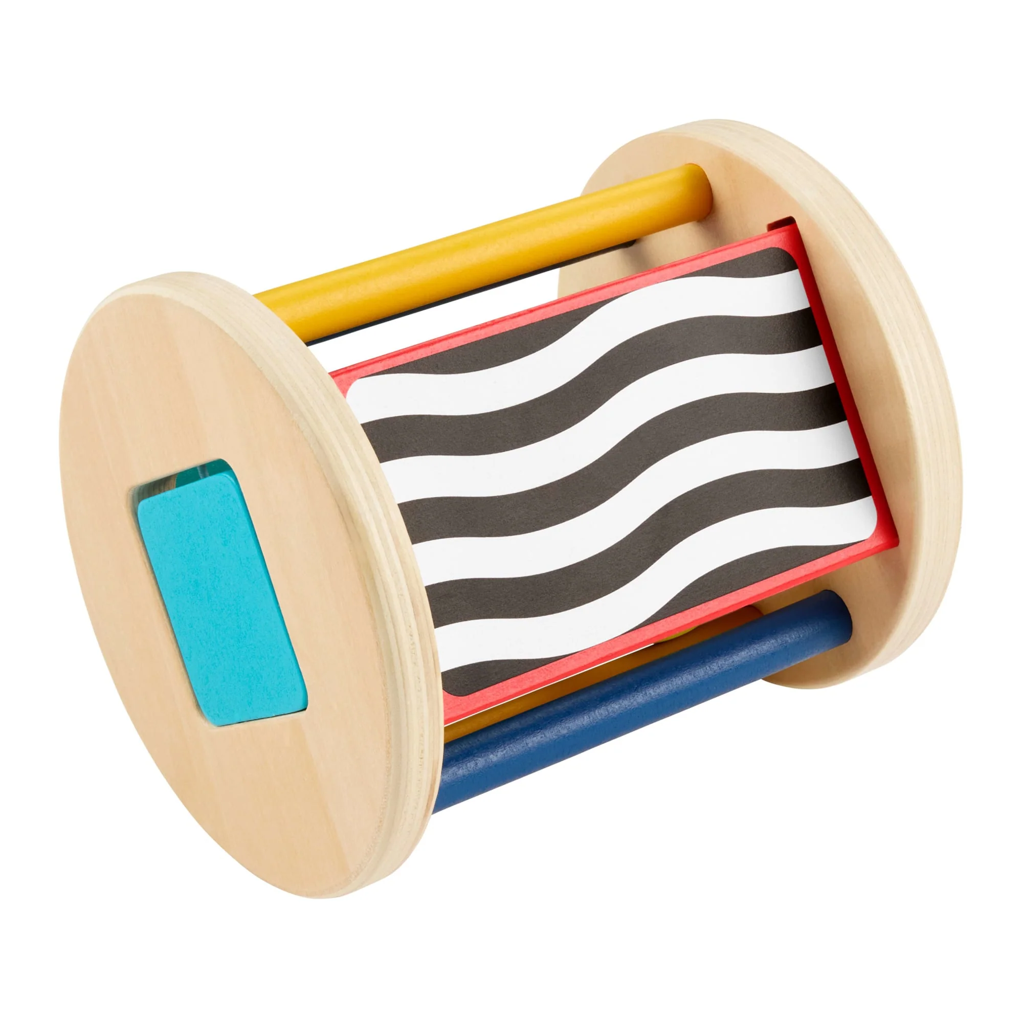 Fisher-Price-Rouleau Jeu à Quatre Pattes en Bois-Activité D’Éveil Pour Bébé - Image 5