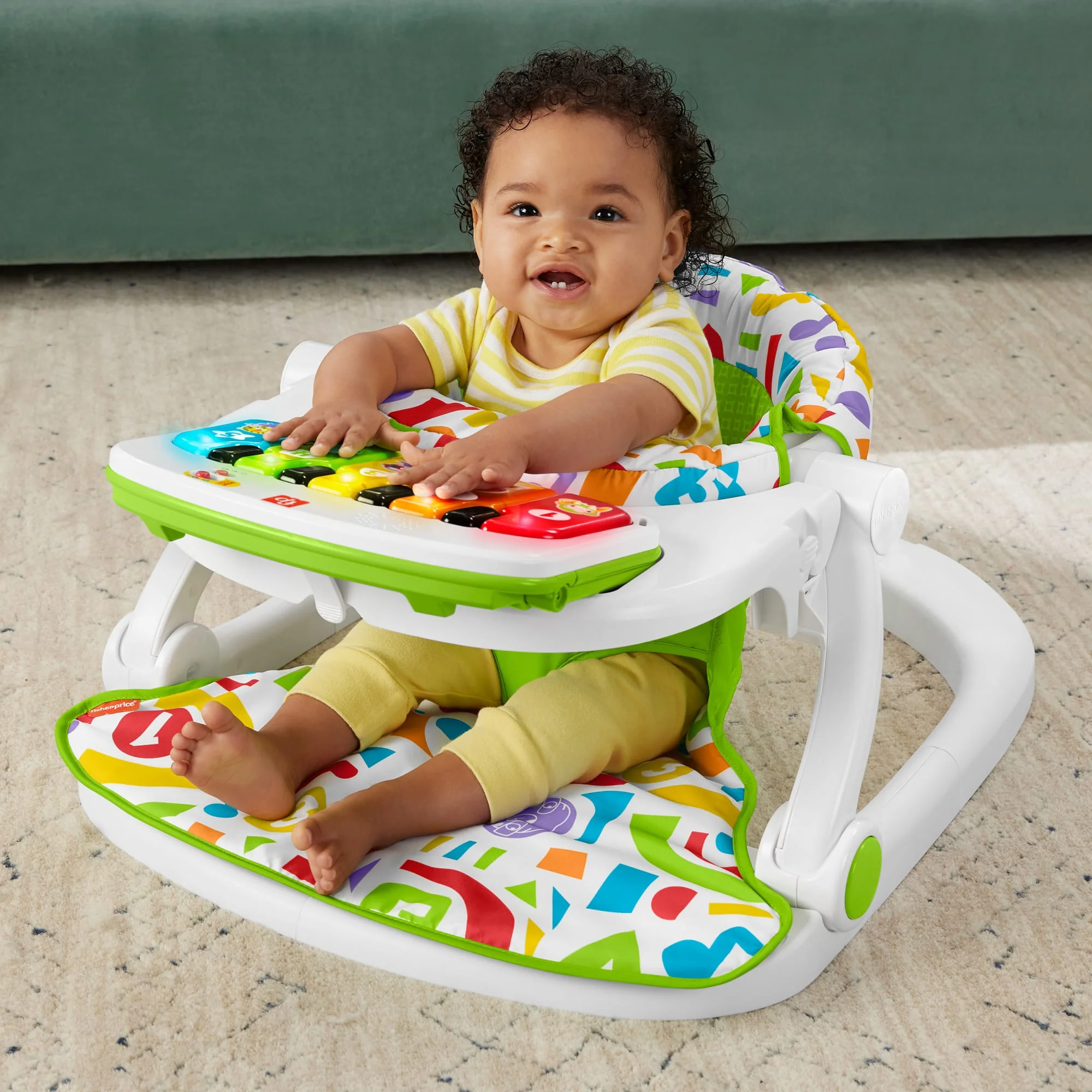 Fisher-Price Siège de Luxe Avec Piano Musical, Plateau à Collation - Image 3