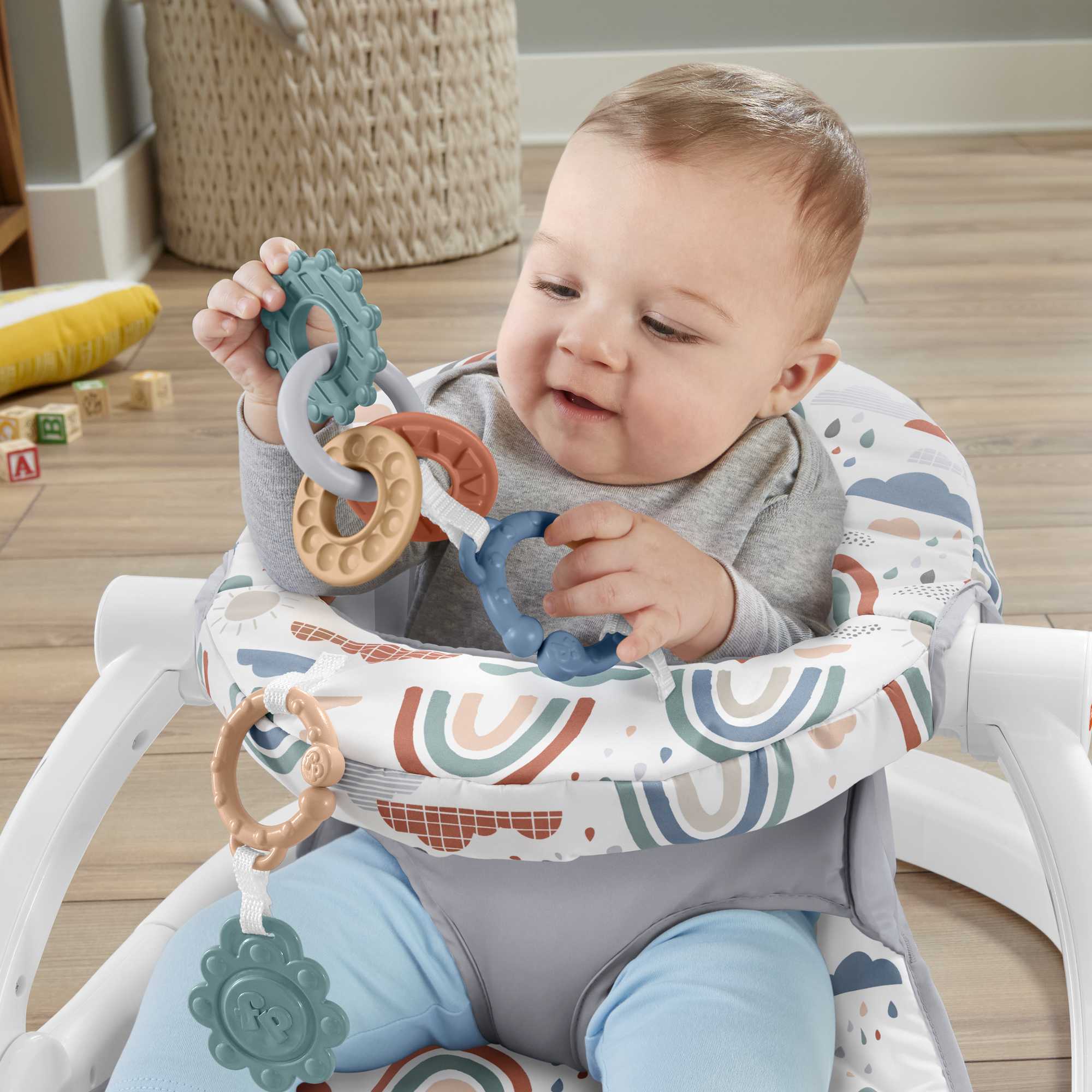 Fisher-Price Siège Jeu et Confort Averses Arc-en-Ciel - Image 3