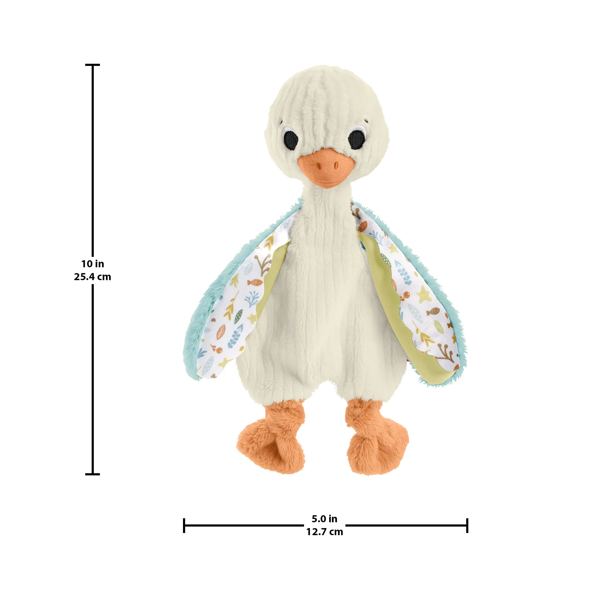 Fisher Price Snuggle Up Goose Baby Sensory Toy, Plush Toy With Jingles For Newborns - Image 6