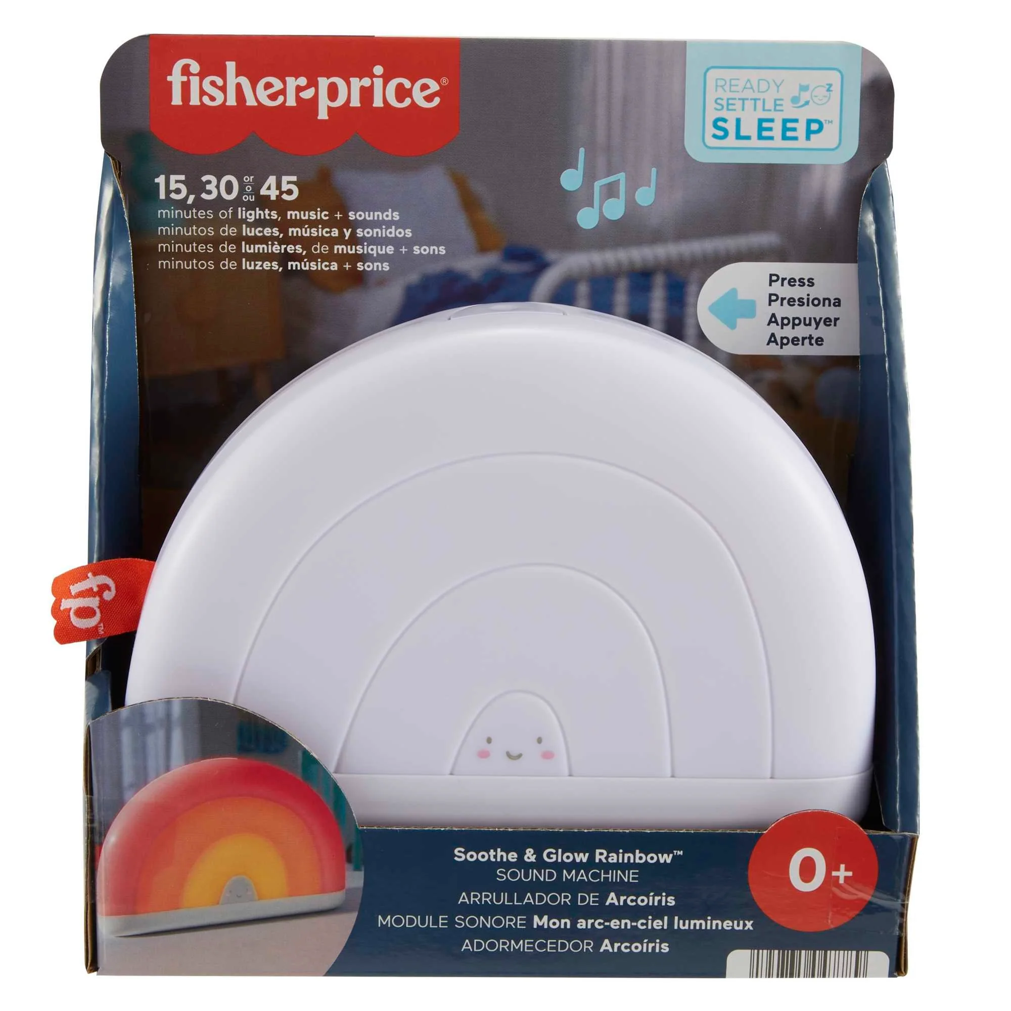Fisher-Price Soothe & Glow Rainbow Sound Machine - Image 6