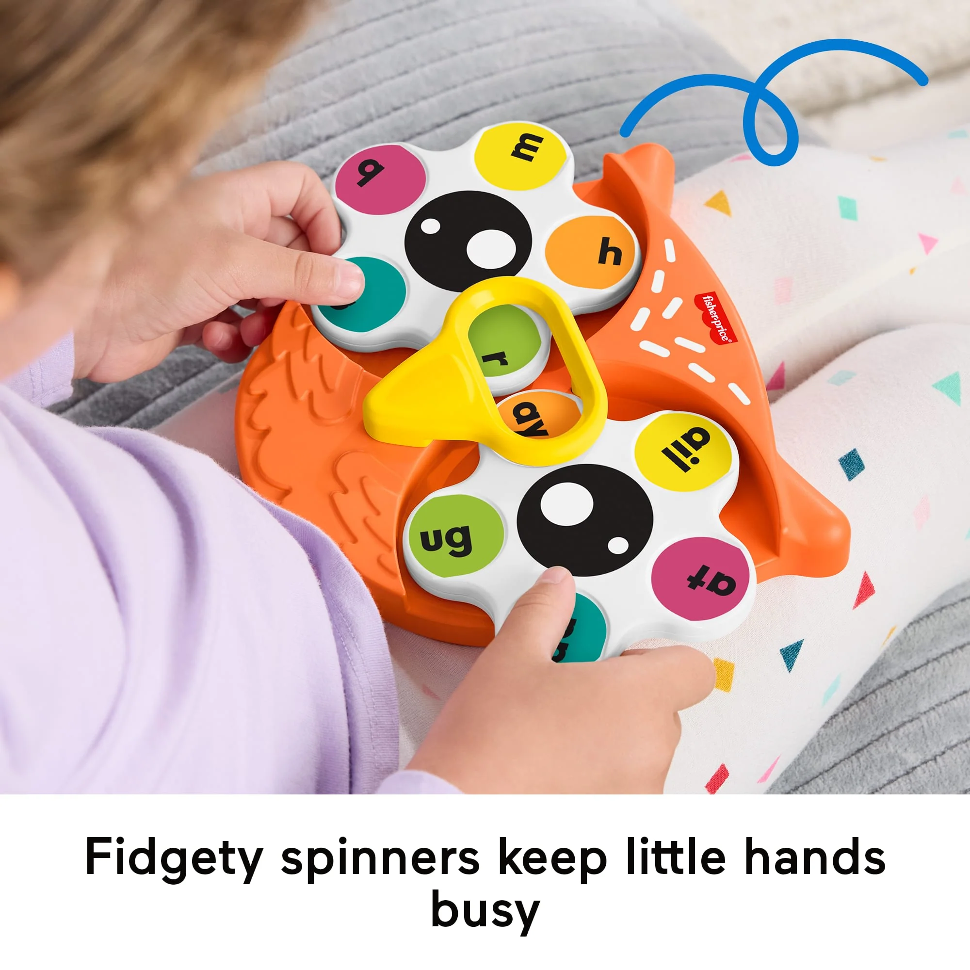Fisher-Price Spin ‘n Rhyme Fidget Spinner Learning Activity Toy For Preschool Kids - Image 4
