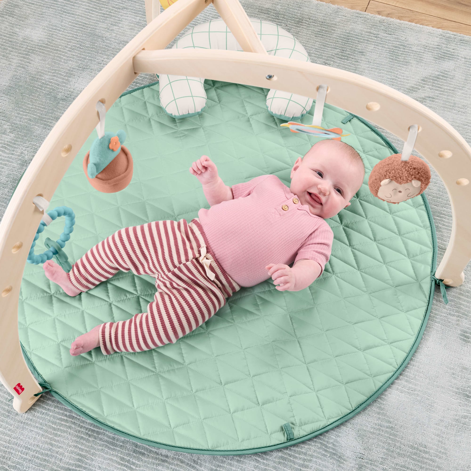 Fisher-Price Tapis D’Activités de Luxe en Bois, Jouets de Développ. - Image 2