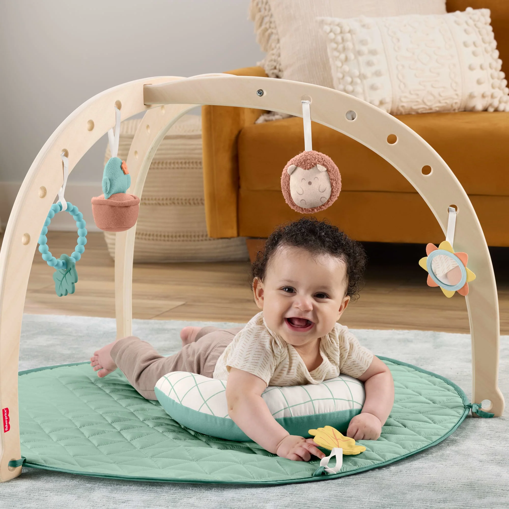 Fisher-Price Tapis D’Activités de Luxe en Bois, Jouets de Développ. - Image 3