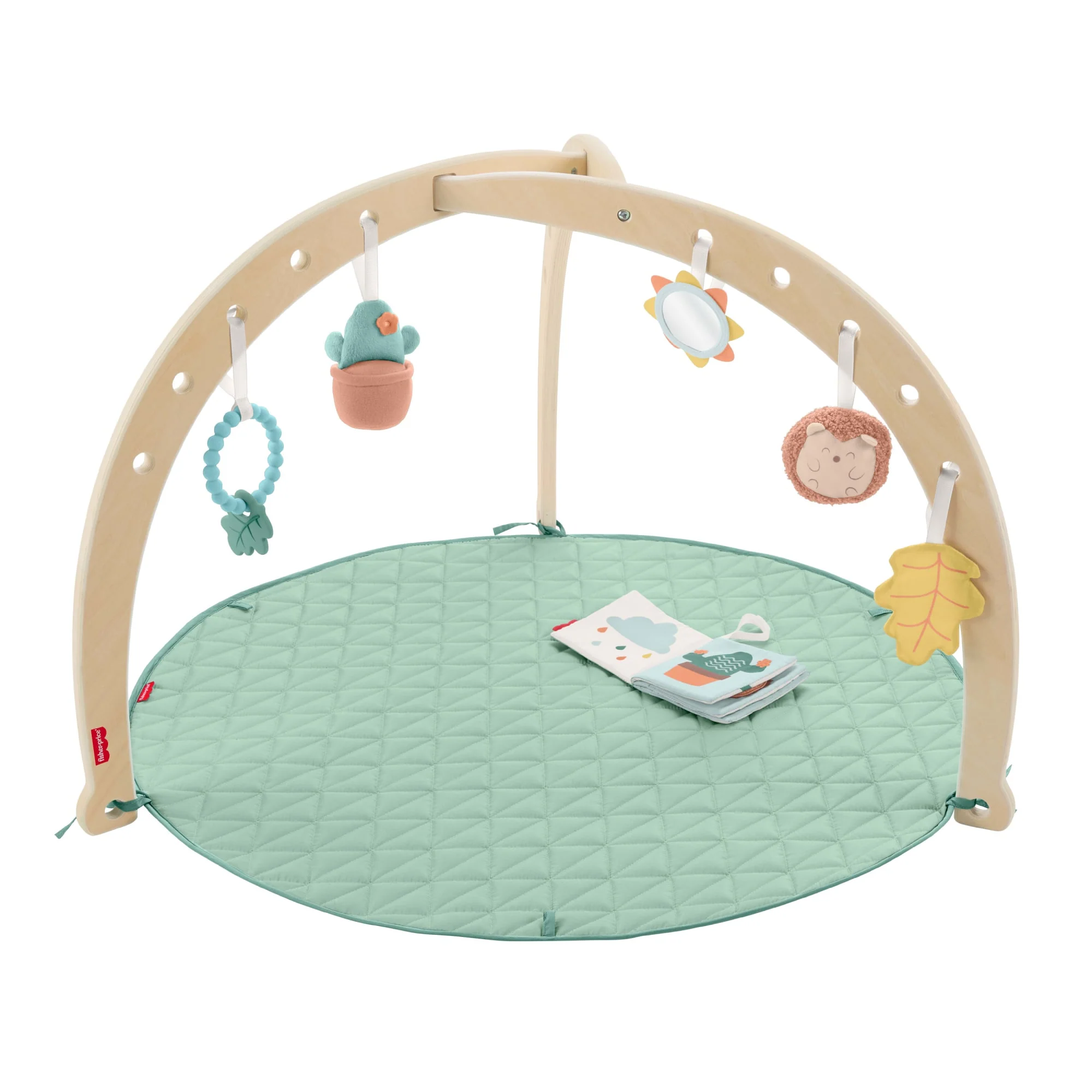 Fisher-Price – Tapis D’Activités de Luxe en Bois, Jouets de Développ.