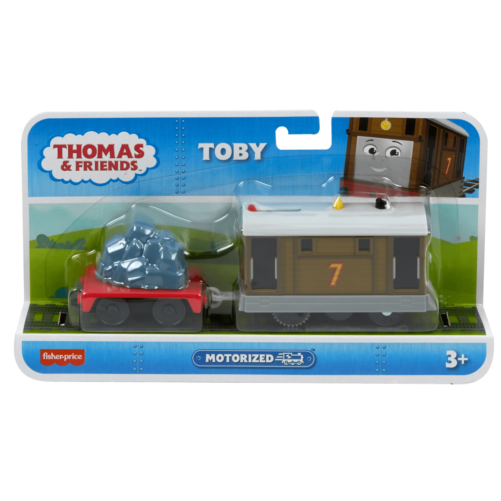 Thomas et ses Amis  Train Jouet Motorisé  Locomotive Toby, Wagon - Image 6