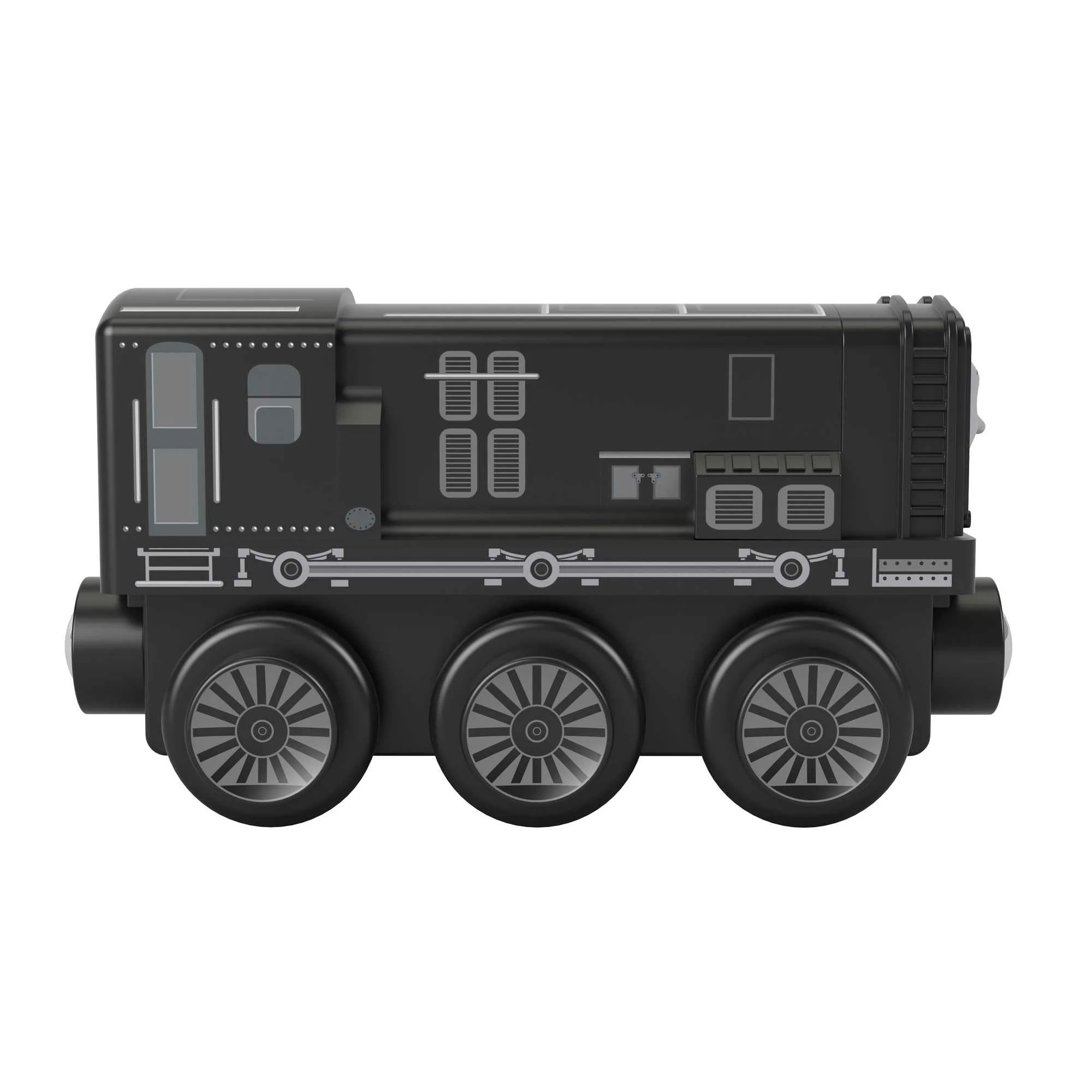 Fisher-Price Thomas et ses Amis Piste en Bois Locomotive Diesel - Image 5