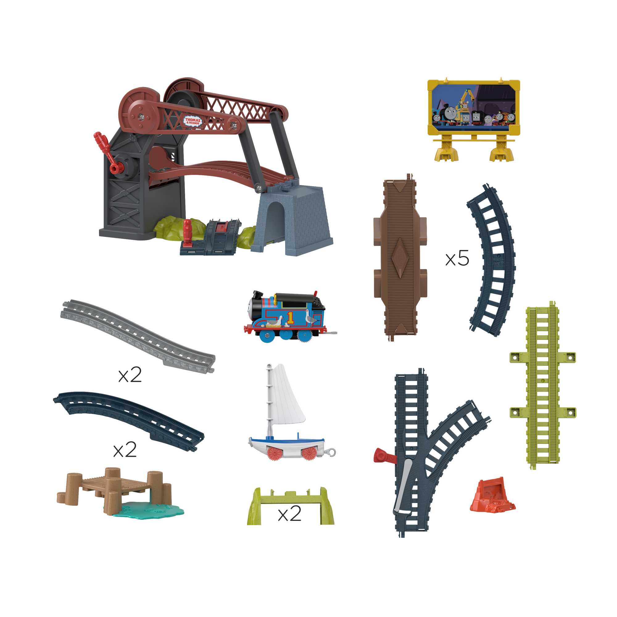 Fisher-Price Thomas et ses Amis Thomas, Skiff et Le Pont Mobile - Image 5