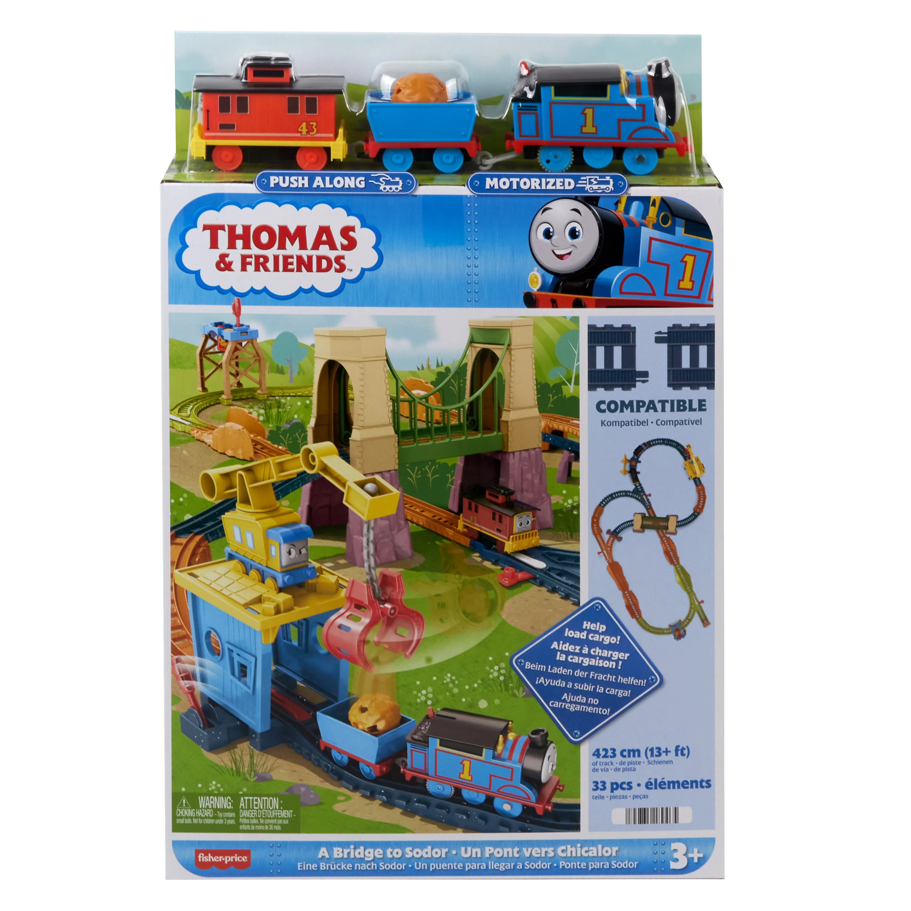 Thomas & Friends Adventures With Thomas & Brake Car Bruno Motorized Toy Train & Track Set For Kids - Image 6