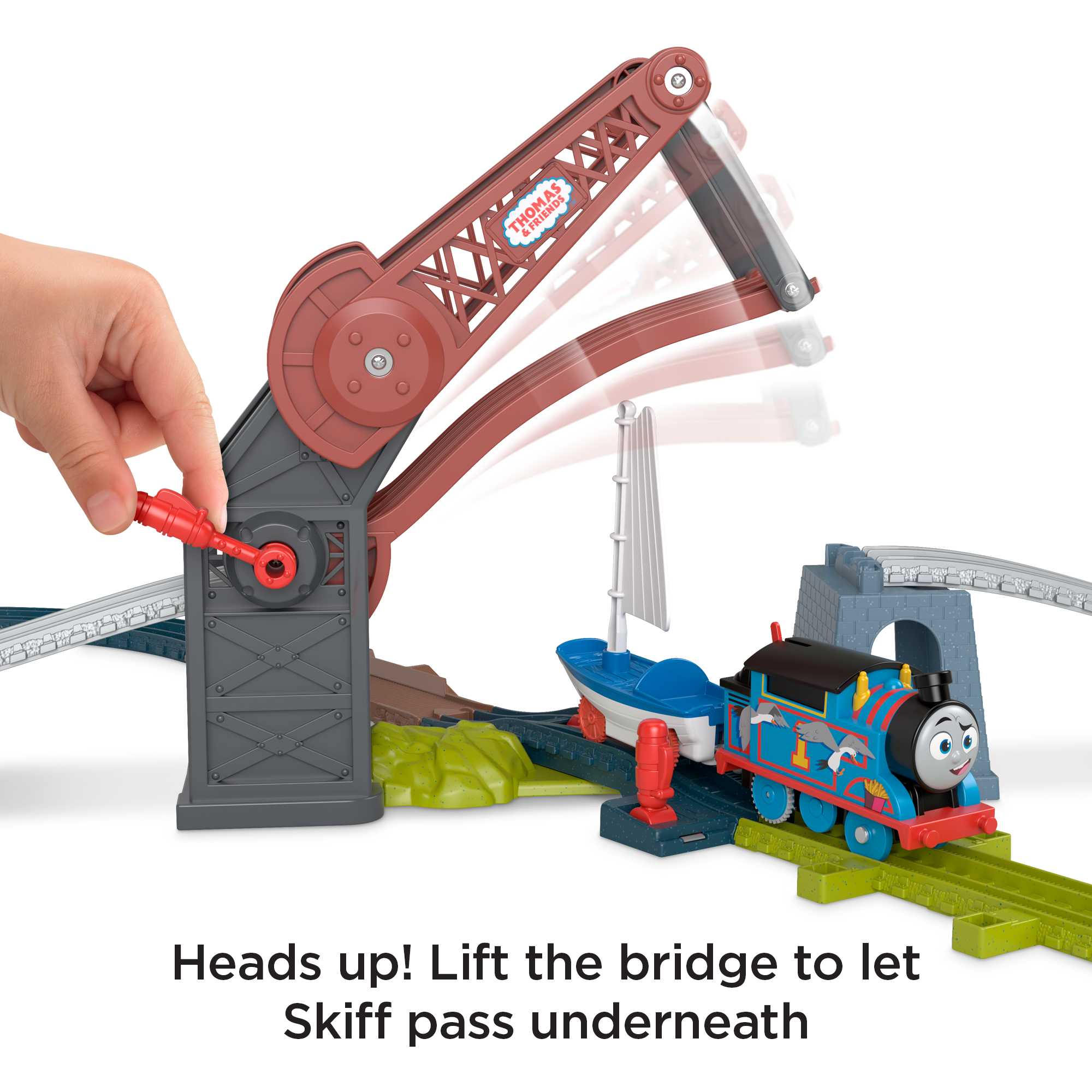 Fisher-Price Thomas & Friends Bridge Lift Thomas & Skiff - Image 3