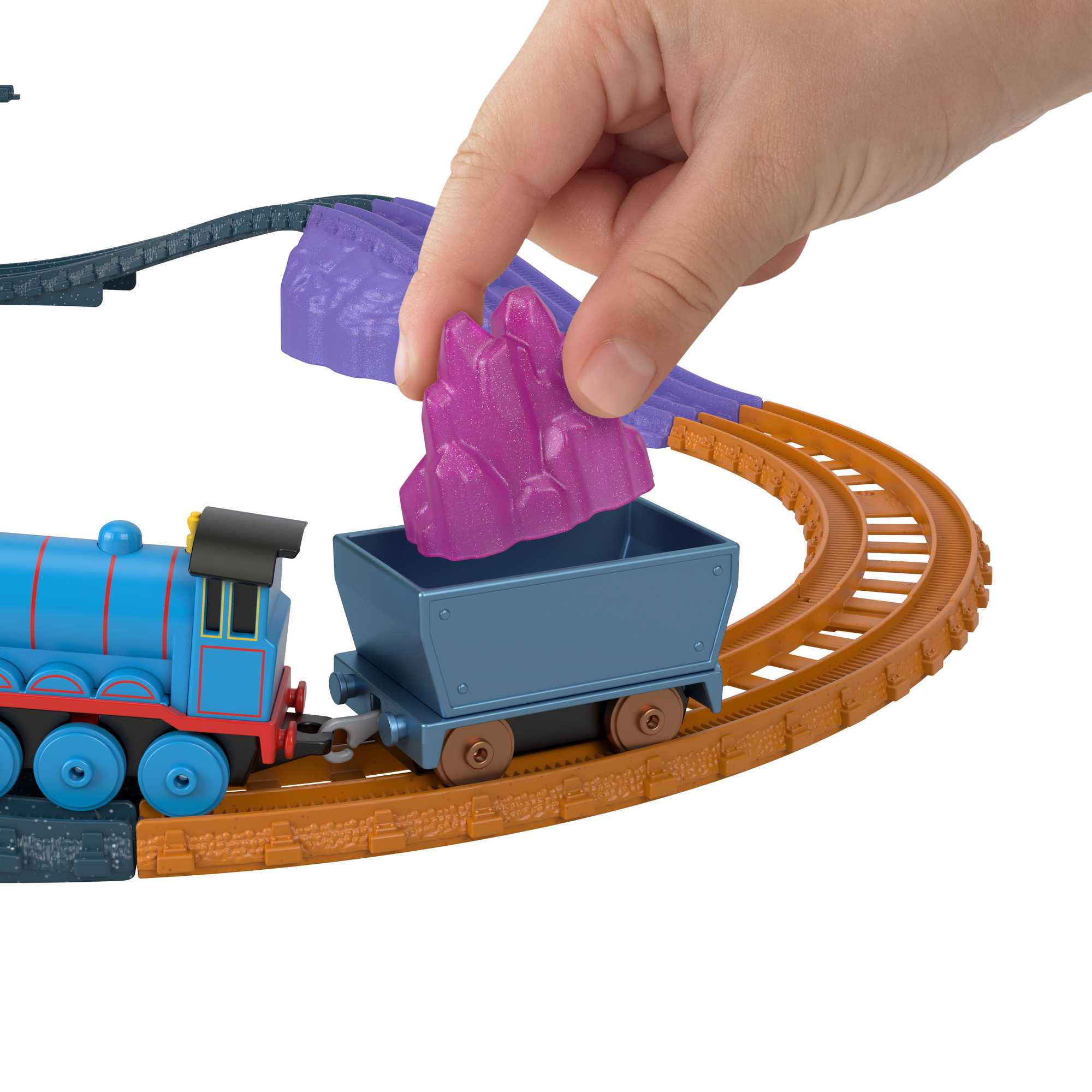 Thomas And Friends Gordon in The Mines Train Set, Track Set With Diecast Engine & Crystal Cargo - Image 3
