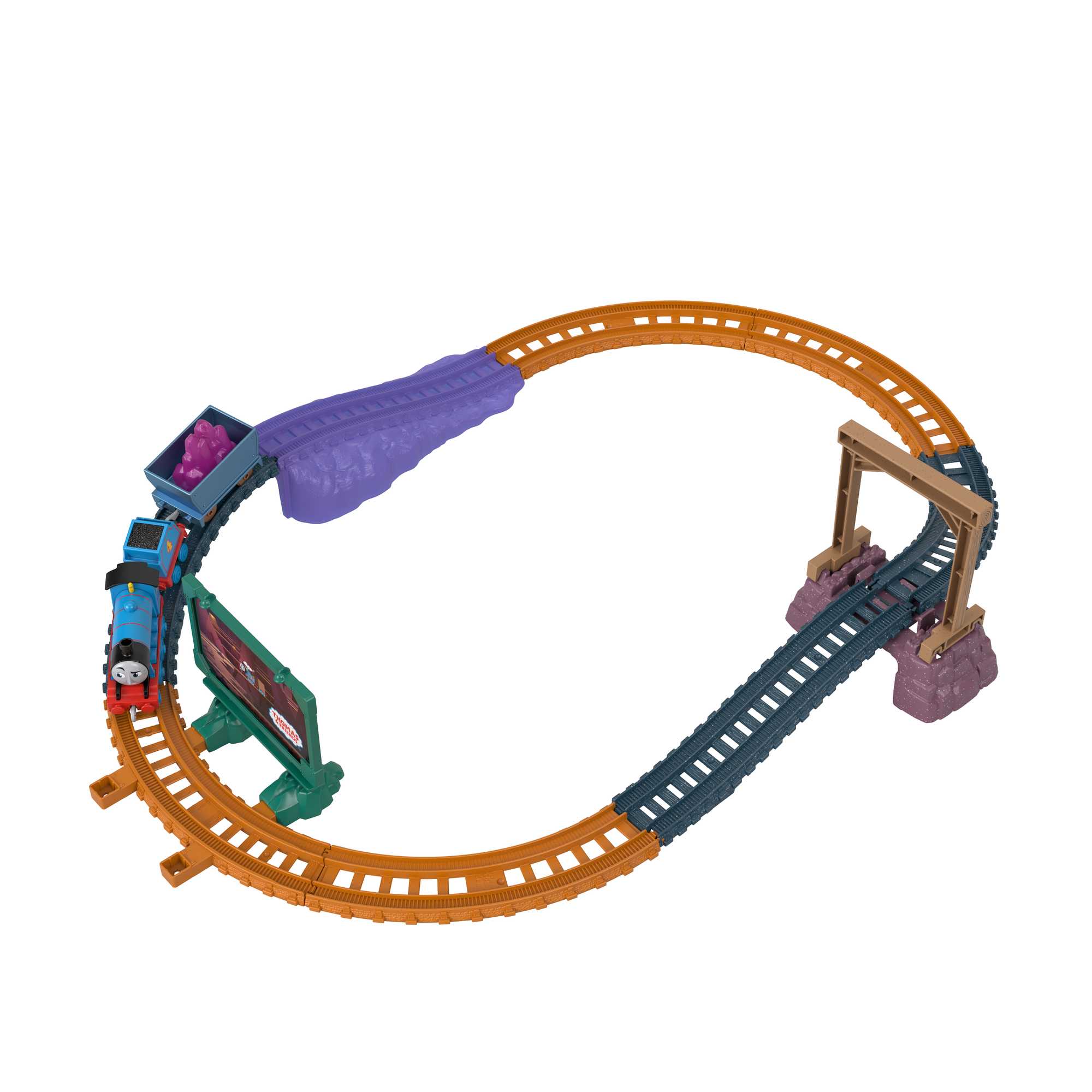 Thomas And Friends Gordon in The Mines Train Set, Track Set With Diecast Engine & Crystal Cargo - Image 5