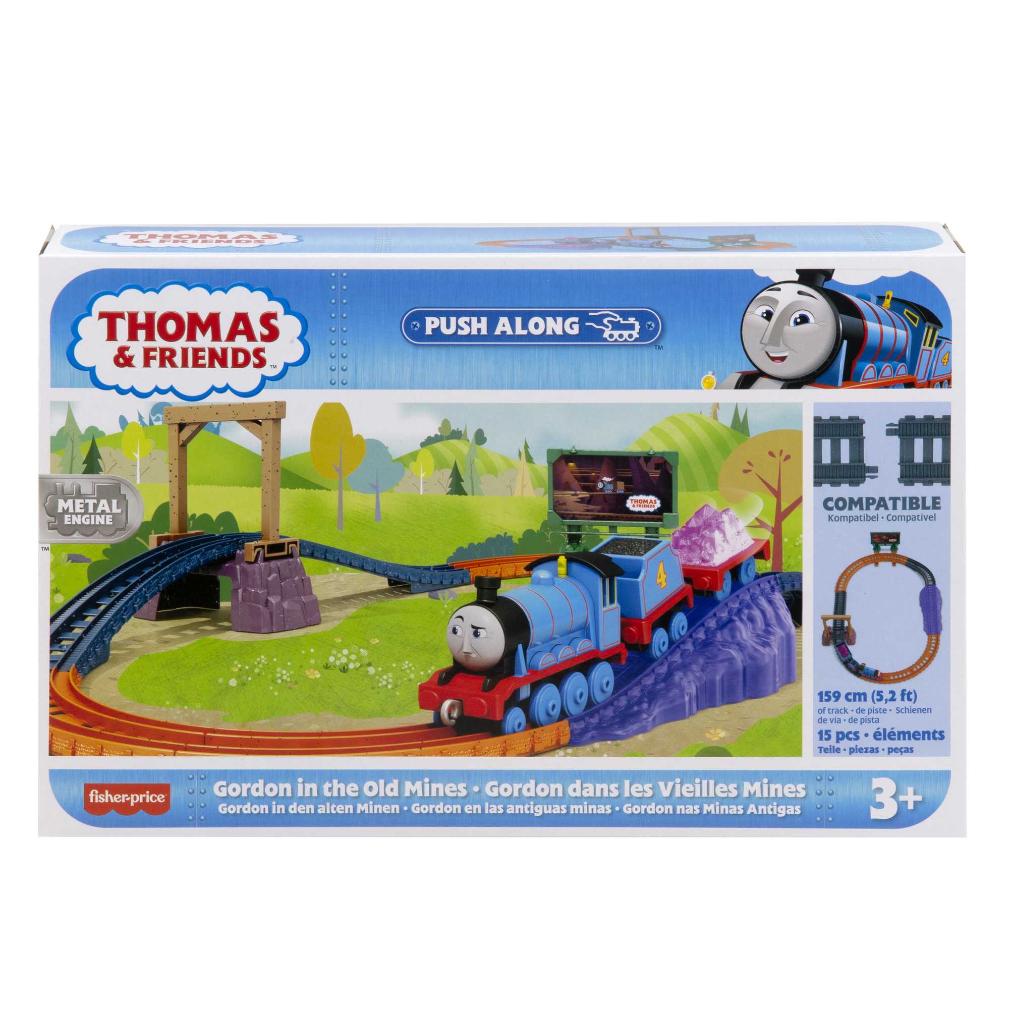 Thomas And Friends Gordon in The Mines Train Set, Track Set With Diecast Engine & Crystal Cargo - Image 6