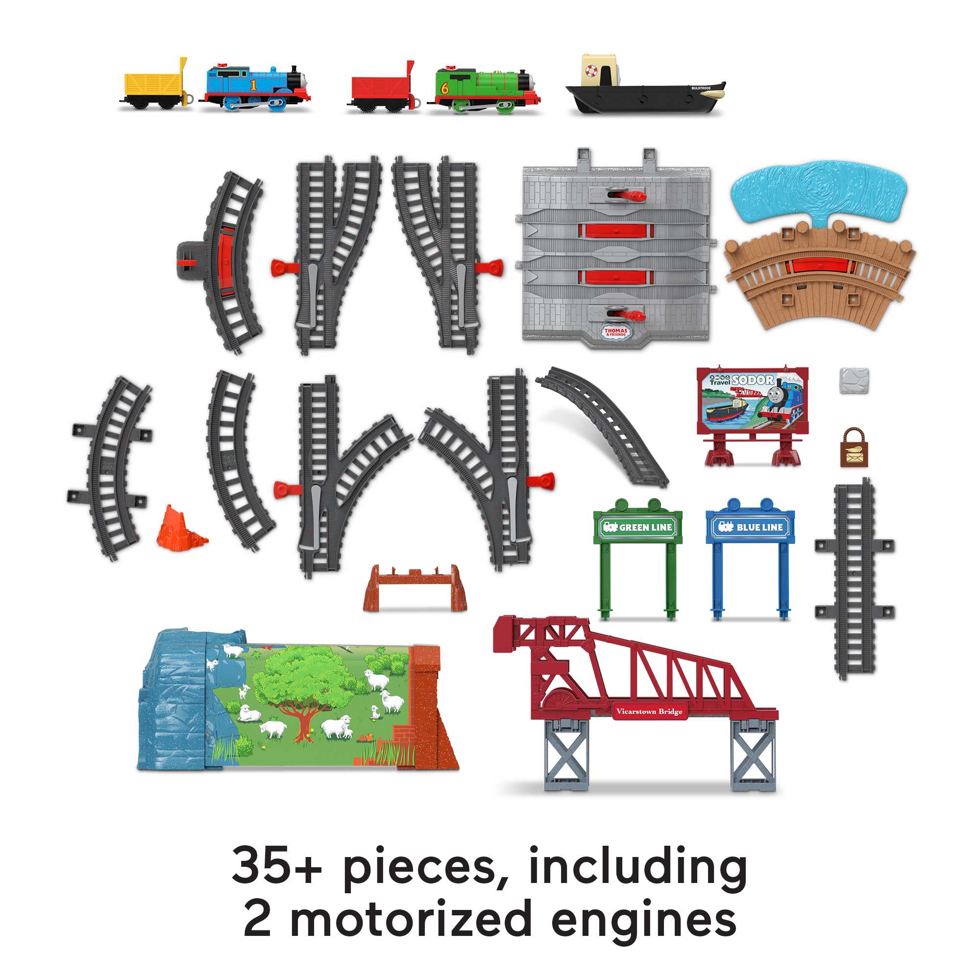 Fisher-Price Thomas & Friends Talking Thomas & Percy Train Set - Image 11