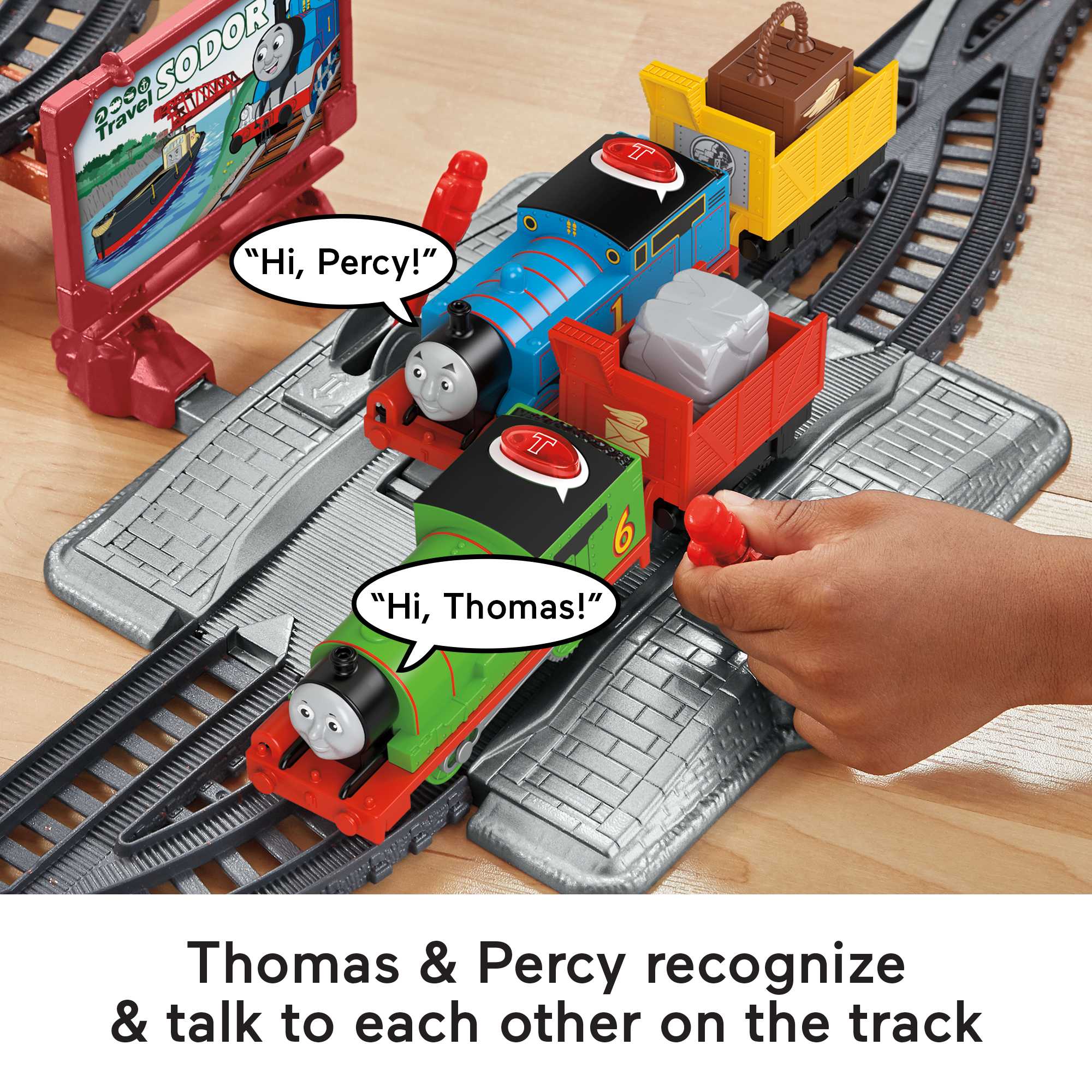 Fisher-Price Thomas & Friends Talking Thomas & Percy Train Set - Image 9