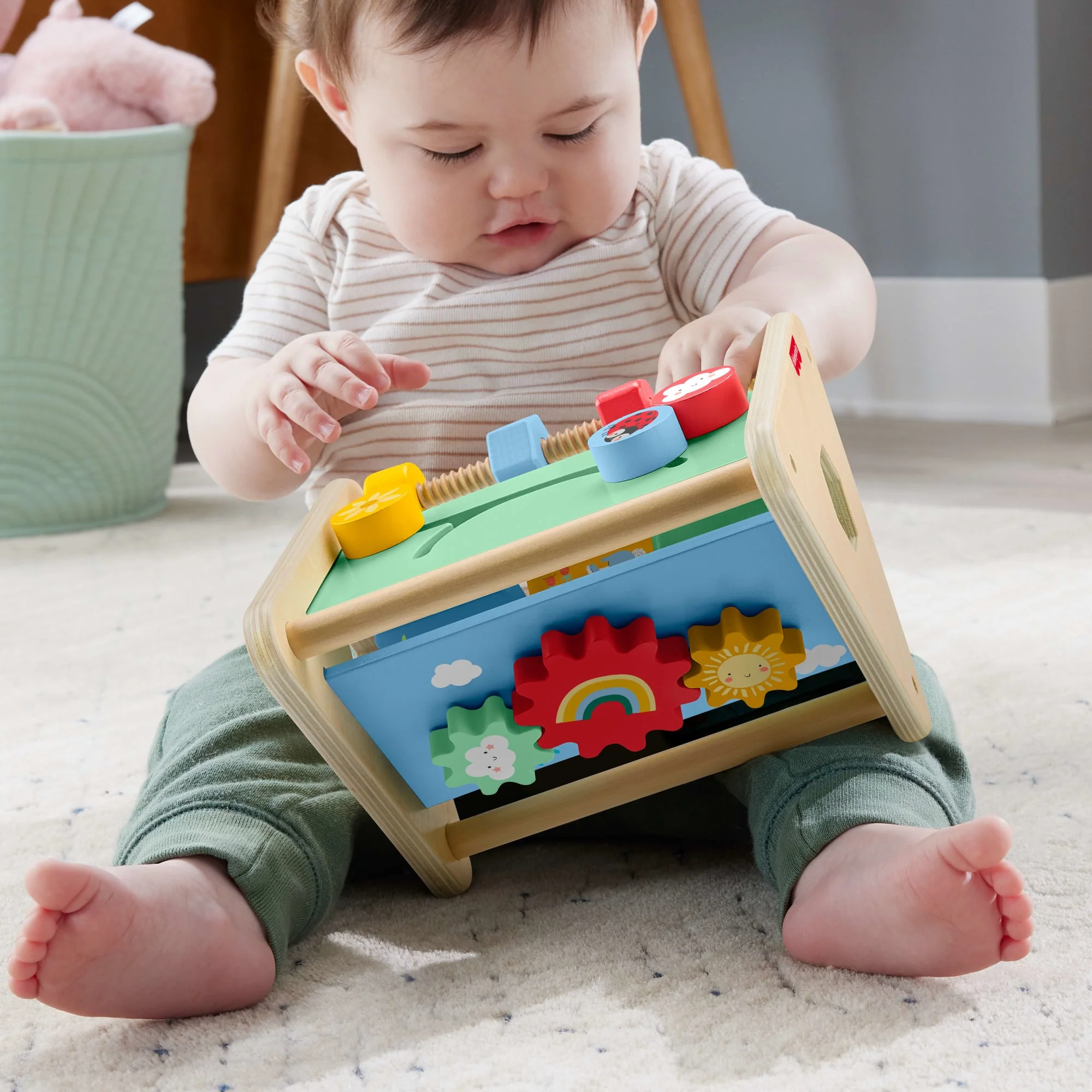Fisher-Price  Triangle D’Activités en Bois, 1Élément en Bois - Image 2