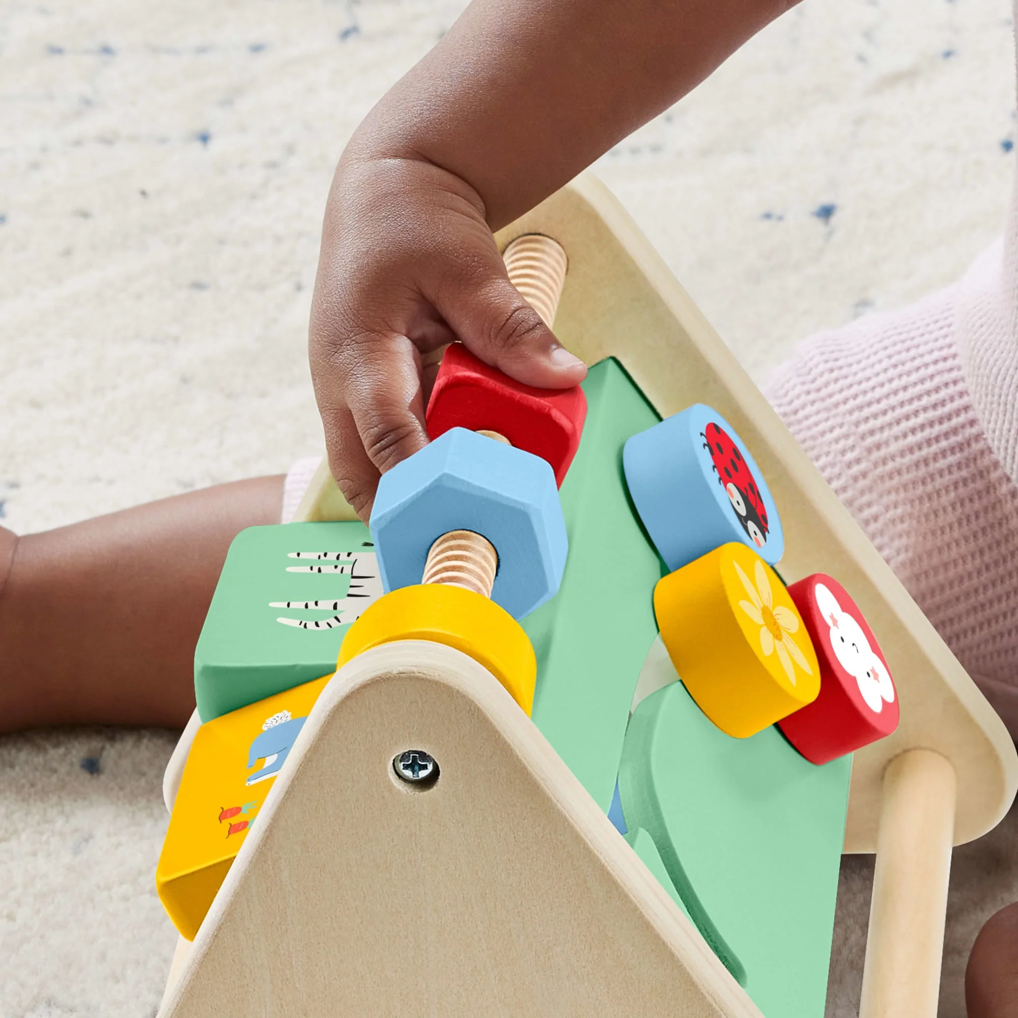 Fisher-Price  Triangle D’Activités en Bois, 1Élément en Bois - Image 3