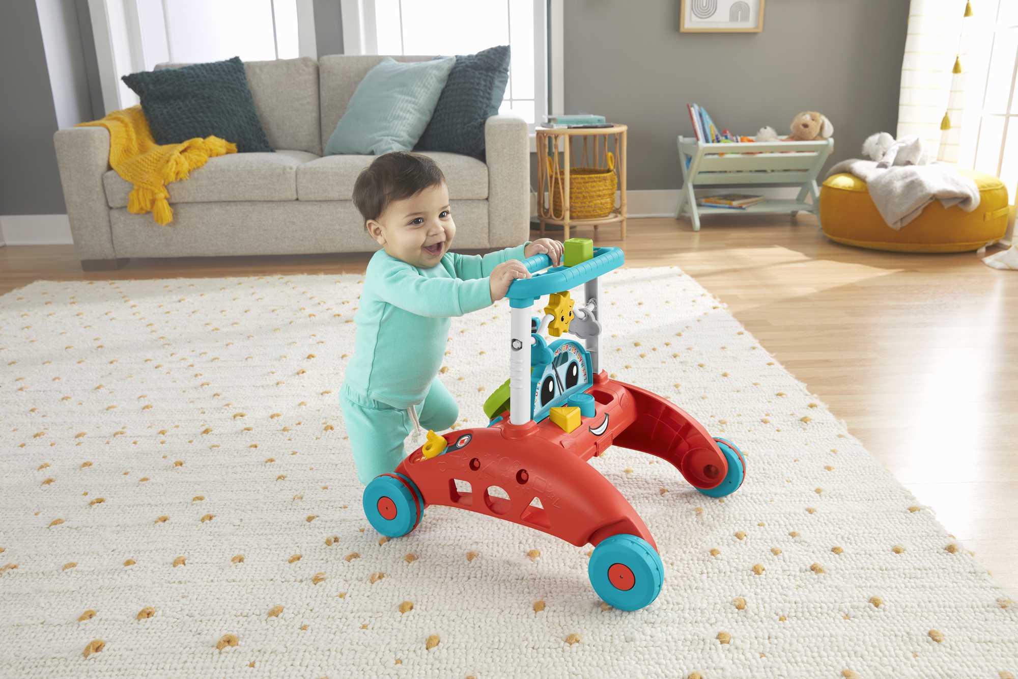 Fisher-Price Trotteur Steady Speed à 2 Côtés Version Anglaise et Française - Image 4