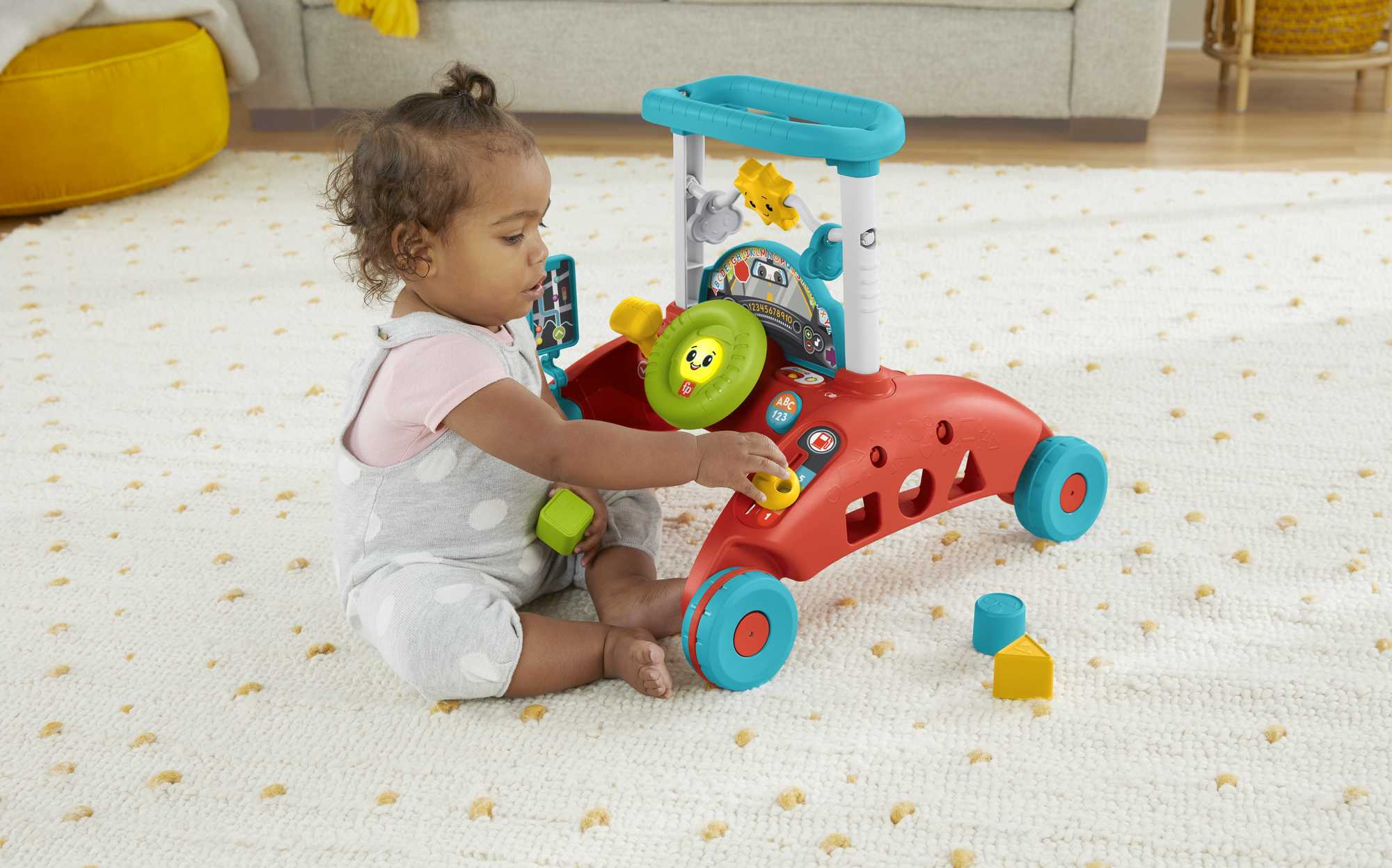 Fisher-Price Trotteur Steady Speed à 2 Côtés Version Anglaise et Française - Image 5