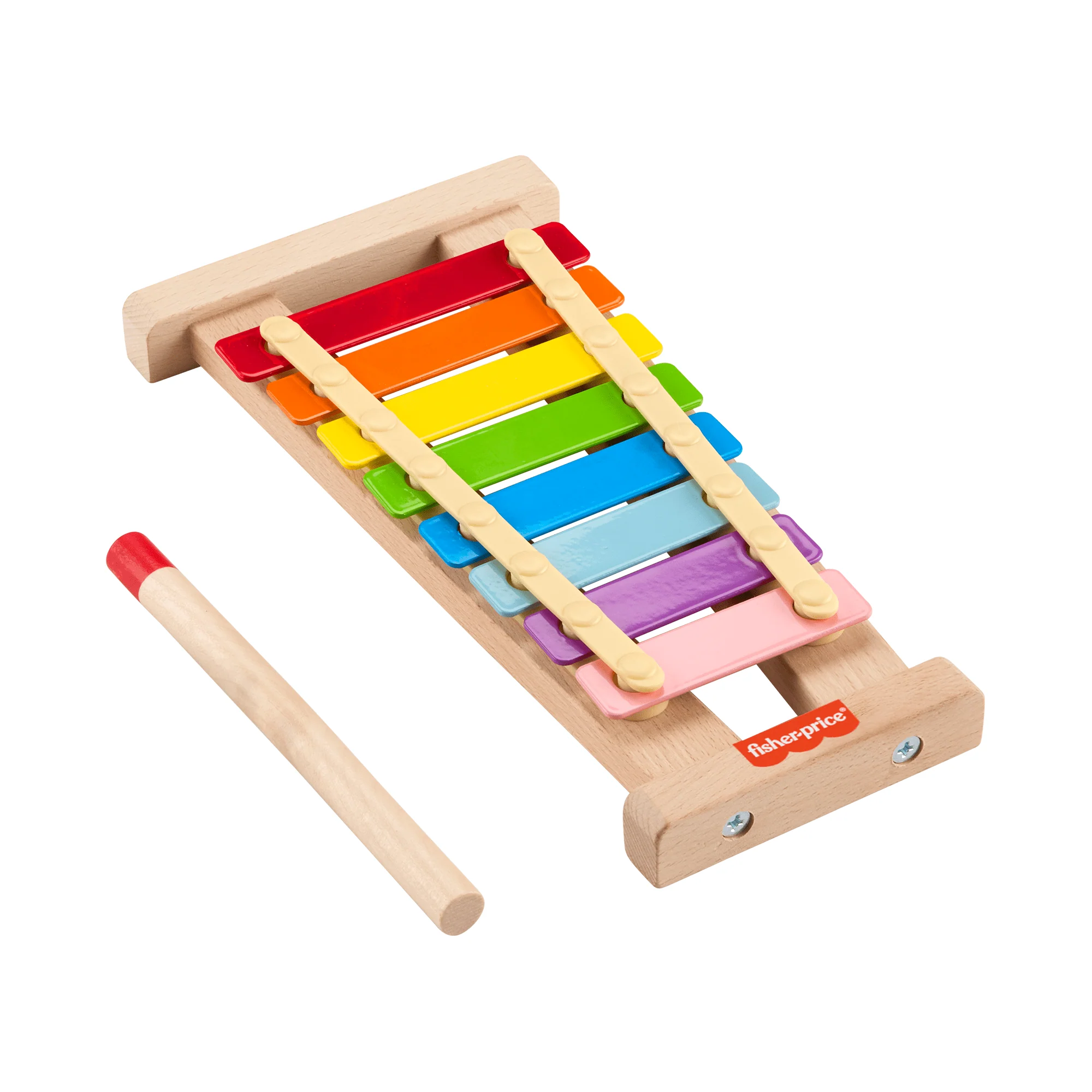 Fisher-Price Wooden Xylophone, Musical Instrument Toy For Toddlers, 2 Wood Pieces - Image 5