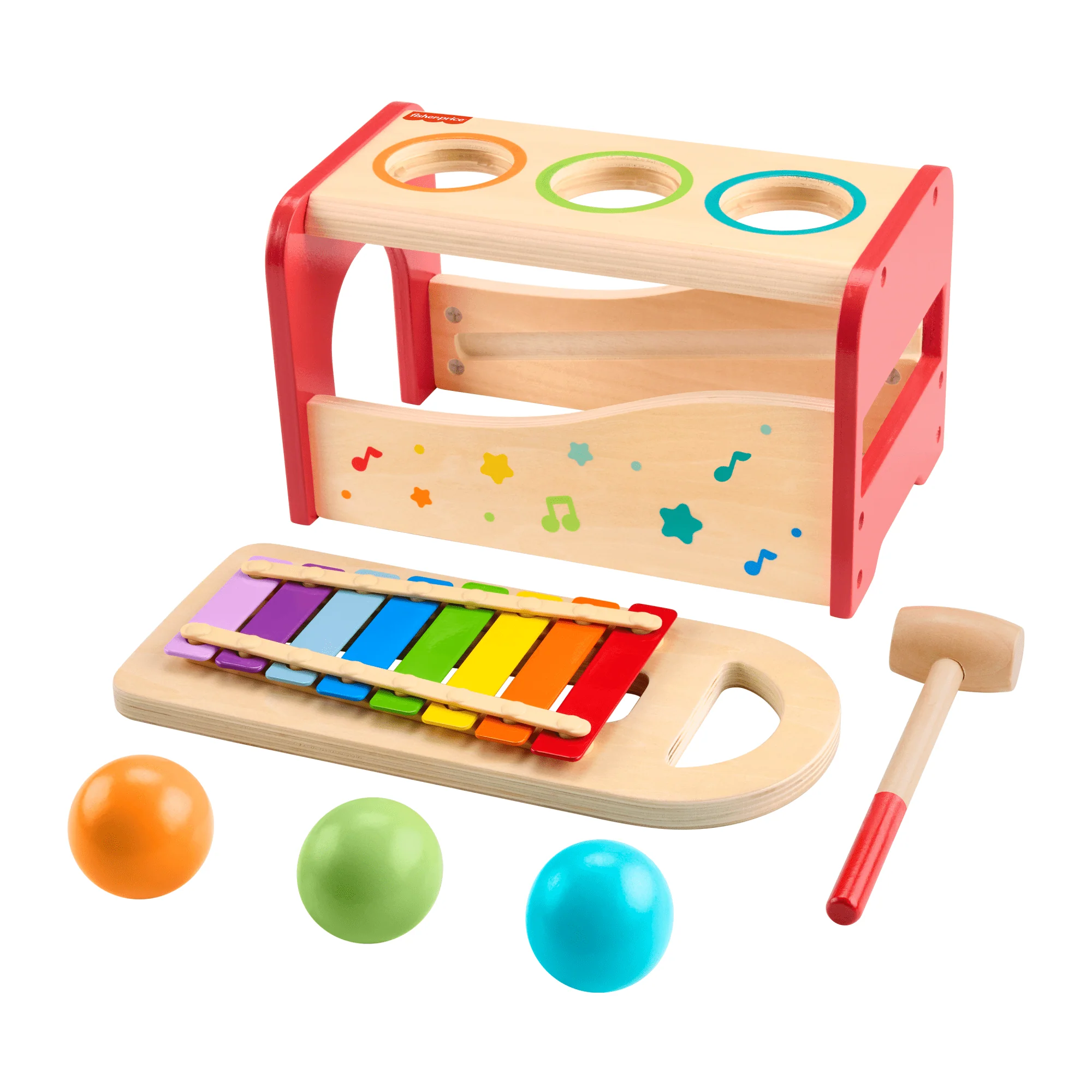 Fisher-Price® Xylophone Bim Bam, Instrument de Musique, 6 Éléments - Image 5