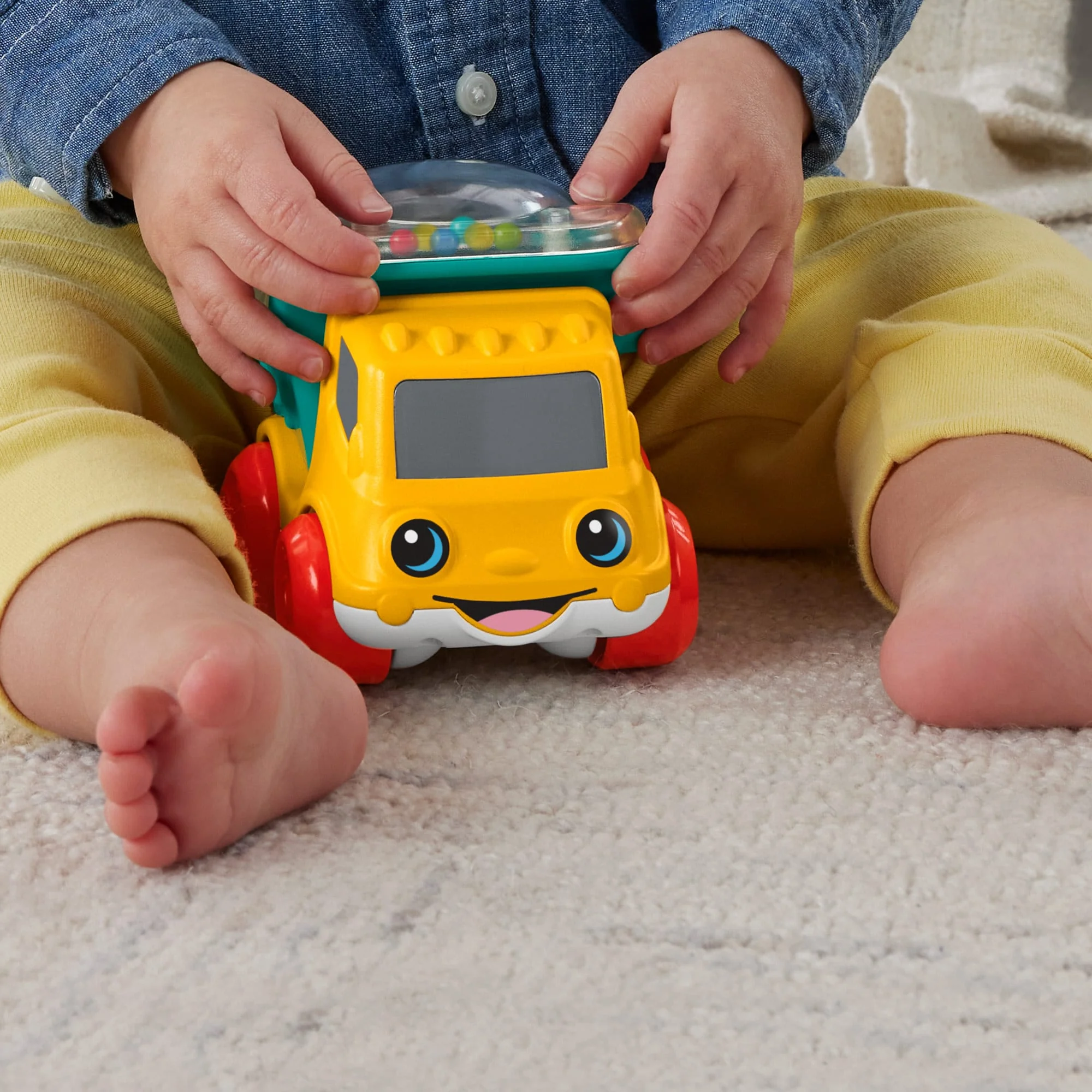 Fisher-Price Camion-Benne Roulis-Boulis, Jouet à Pousser Avec Perles - Image 5