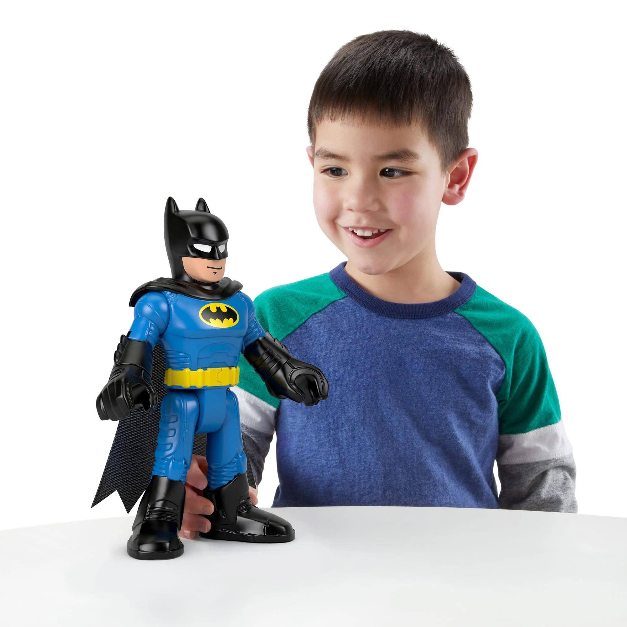 Imaginext Dc Super Friends Figurine 25,4Cm Batmanxl, Noir et Bleu - Image 2