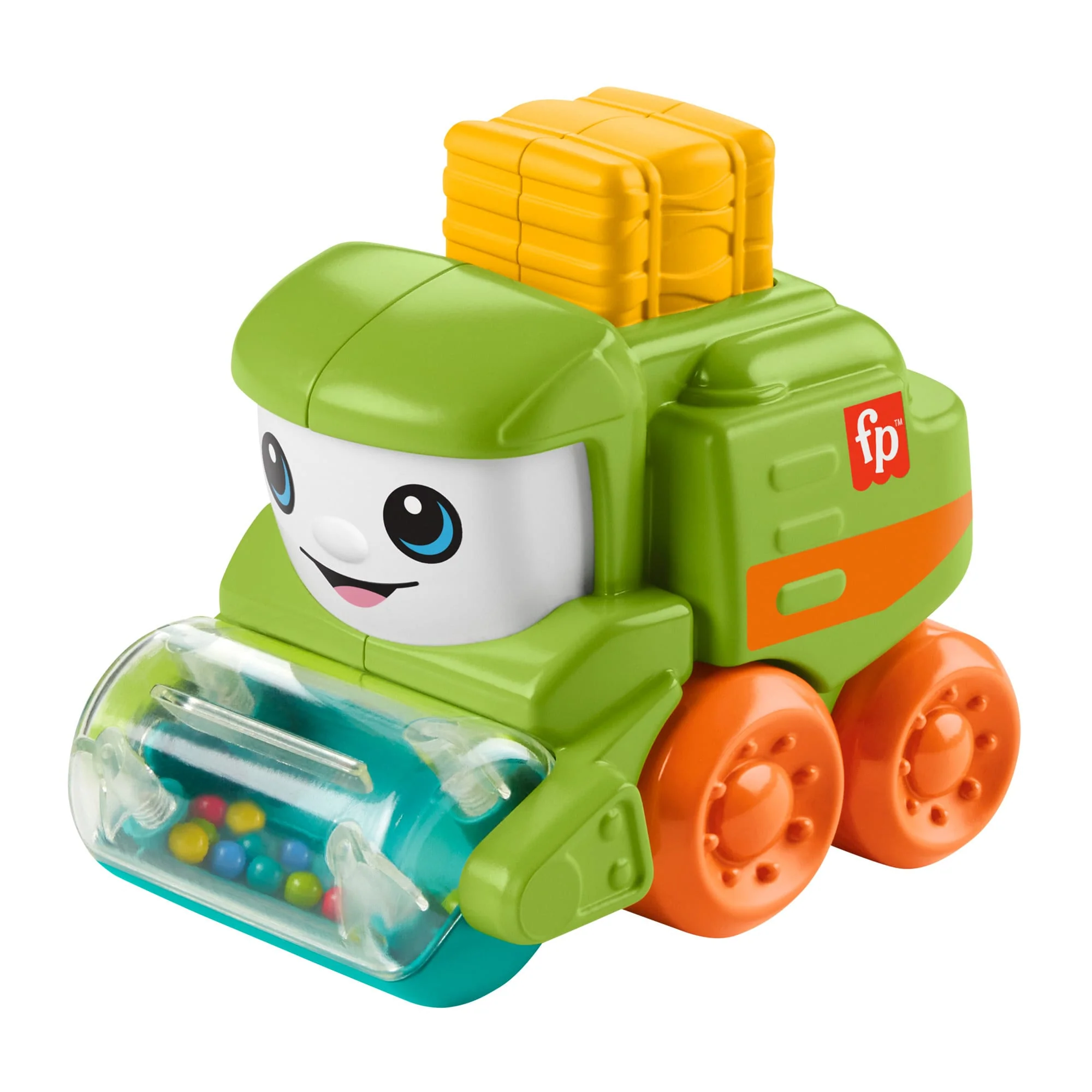 Fisher-Price Moissonneuse, Jouet à Pousser Pour Bébés, Motricité Fine
