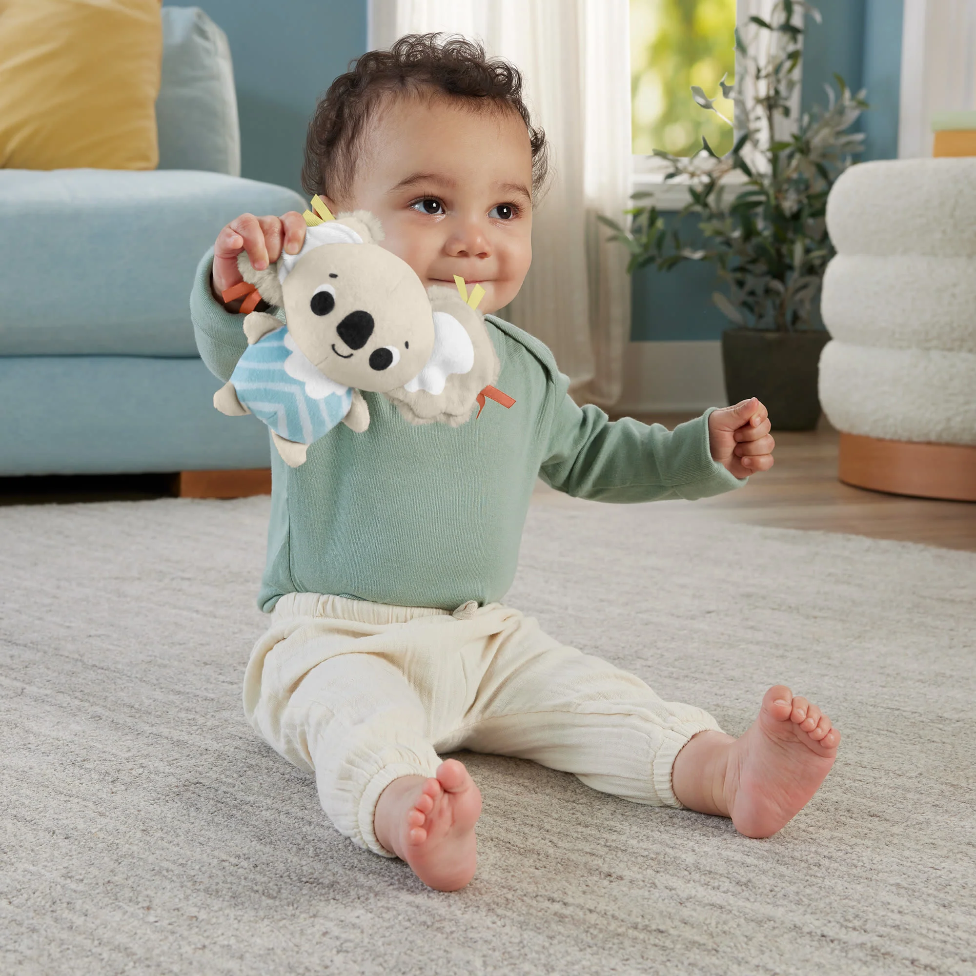 Fisher-Price Mon Tapis D’Éveil Sensimals, 6Jouets Sensoriels - Image 4