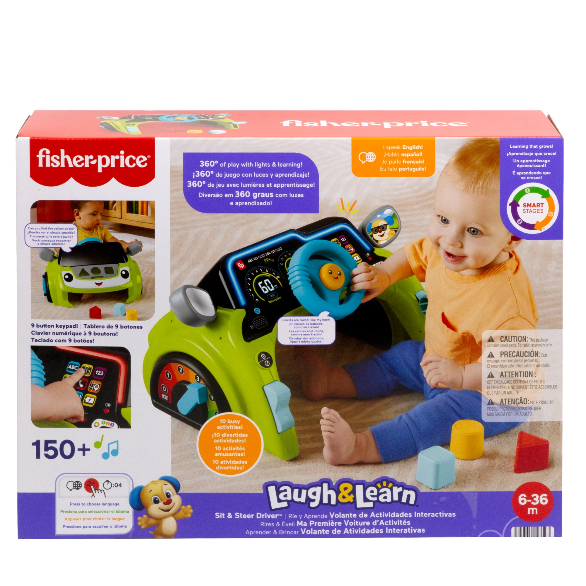Fisher-Price  Rires et Éveil  Ma Première Voiture D’Activités - Image 6