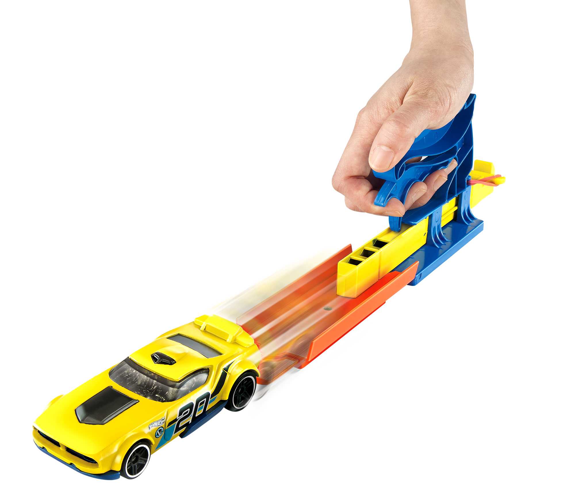 Hot Wheels Action Pista de Brinquedo Lançador de Bolso Azul - Image 3