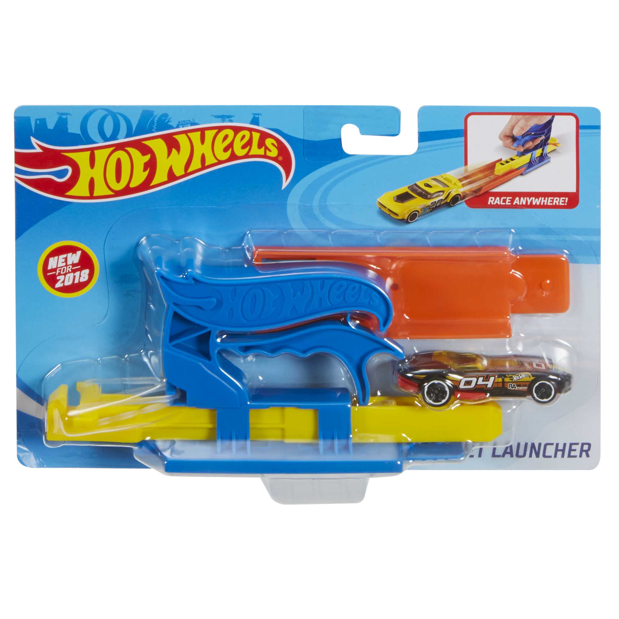 Hot Wheels Action Pista de Brinquedo Lançador de Bolso Azul - Image 4