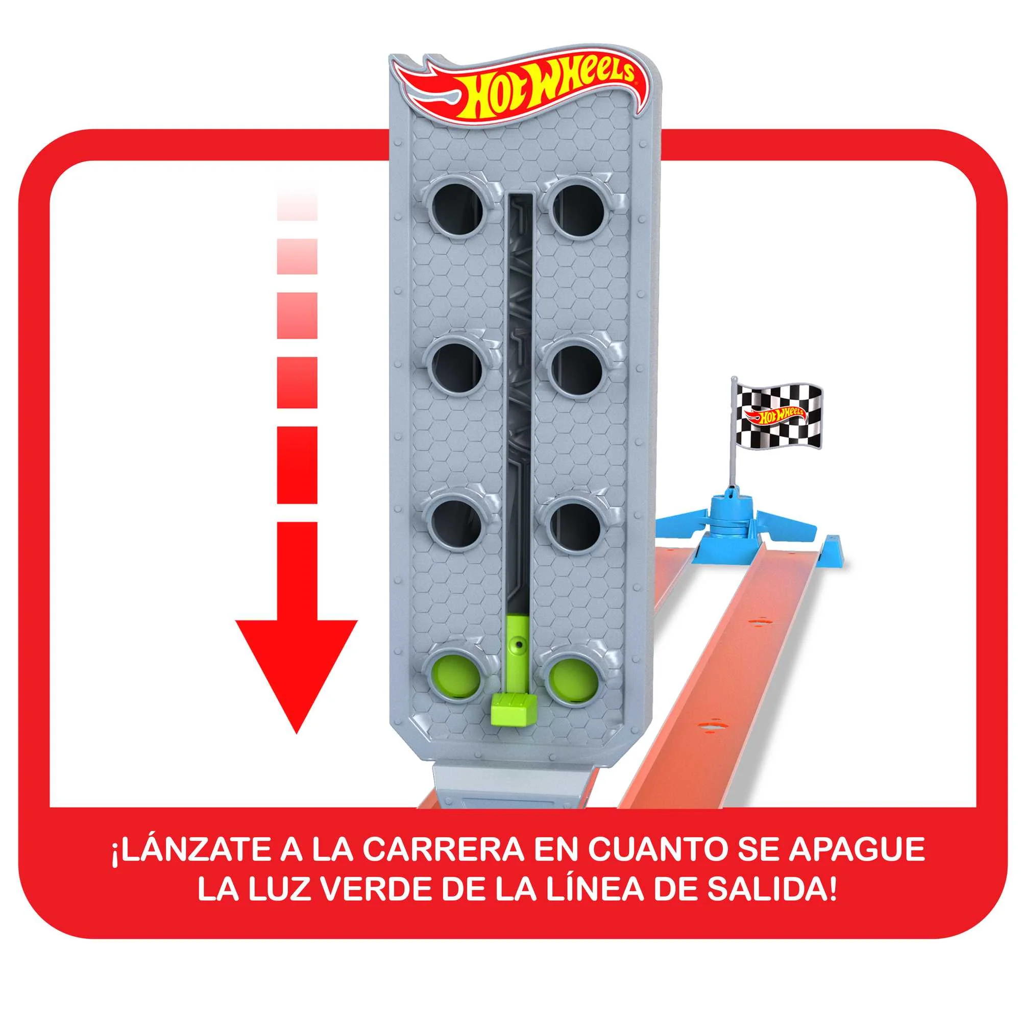 Hot Wheels Action Pista de Juguete Campeonato Recta de Aceleración - Image 5