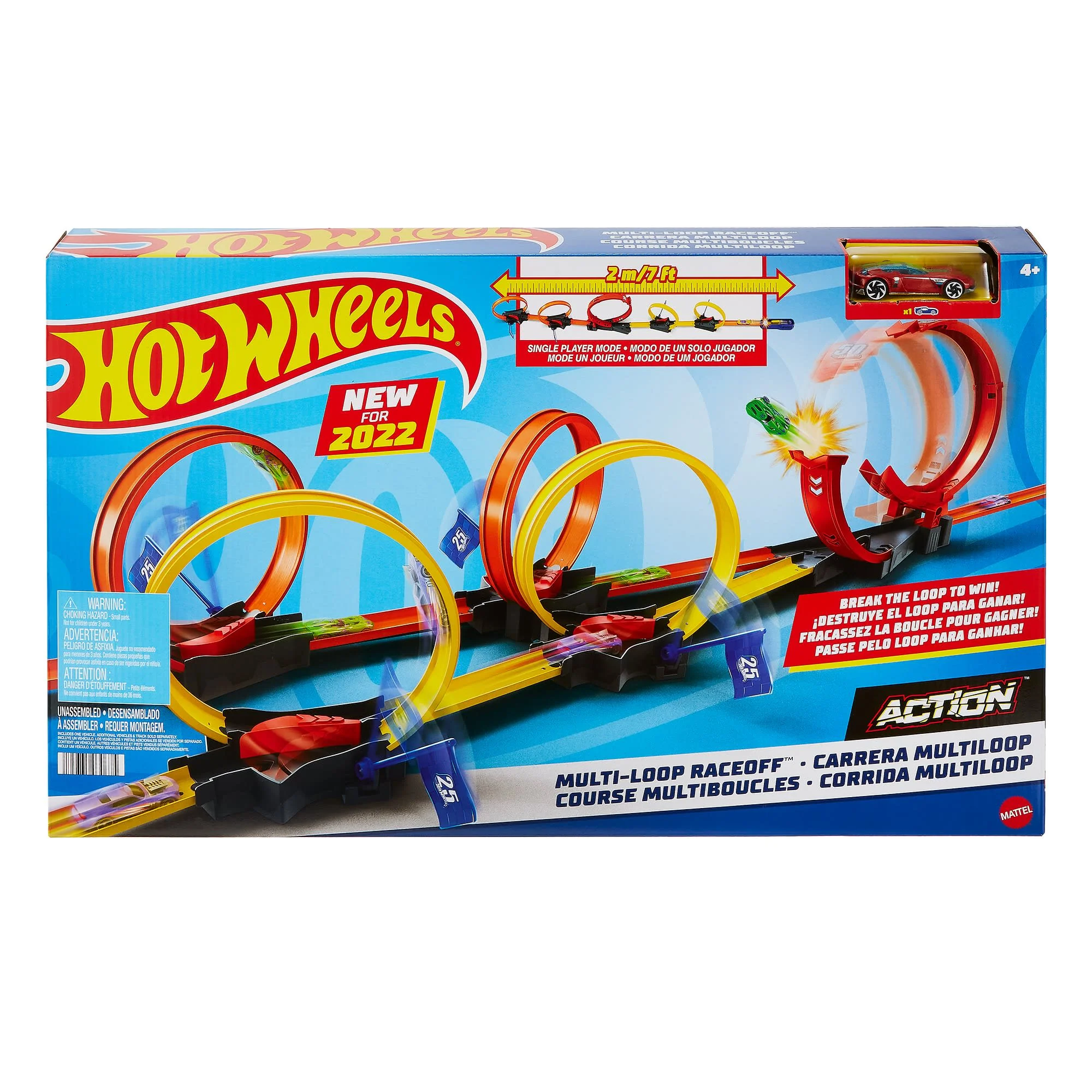 Hot Wheels Action Pista de Juguete Competencia Súper Loop - Image 6