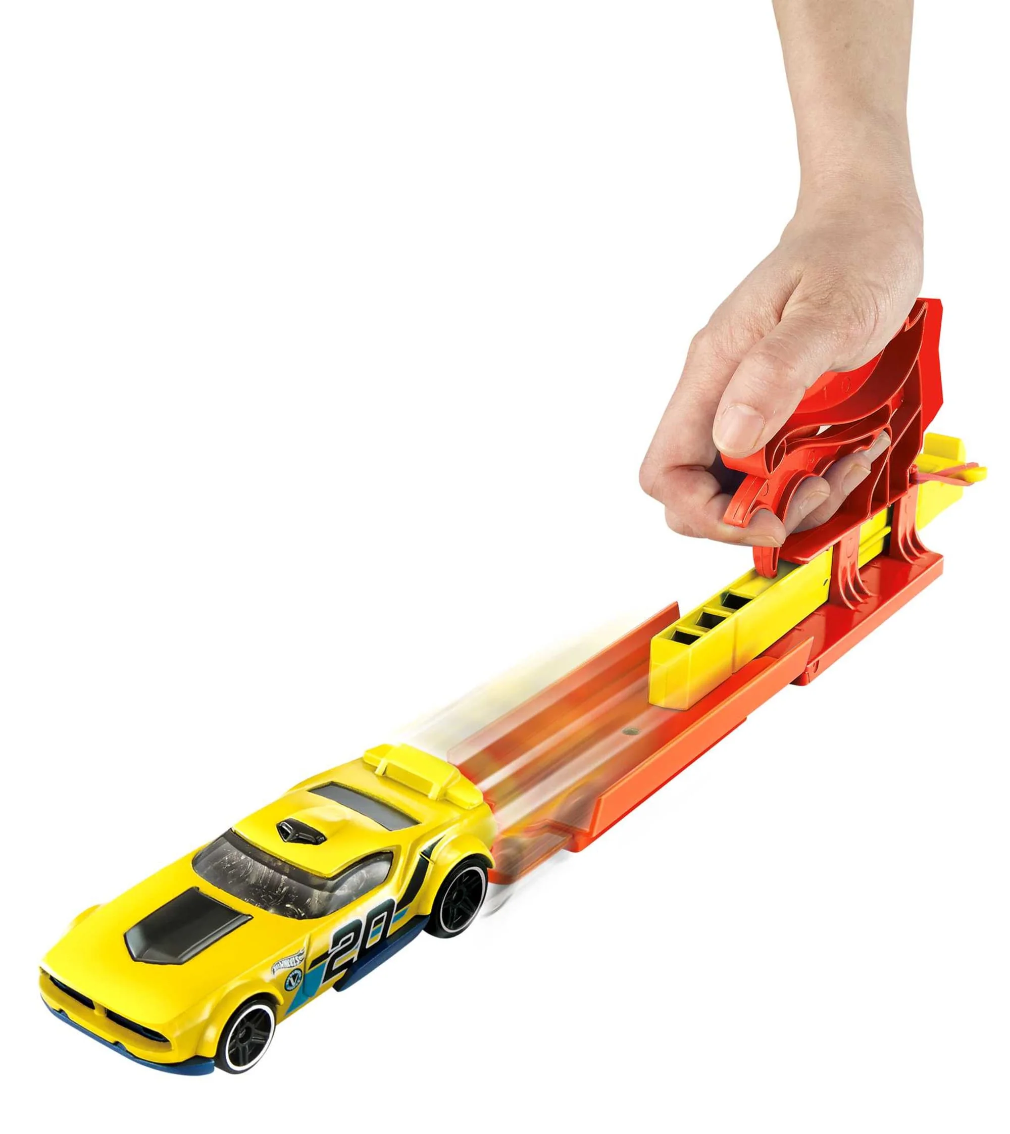 Hot Wheels Action Pista de Juguete Lanzador de Bolsillo Rojo - Image 3