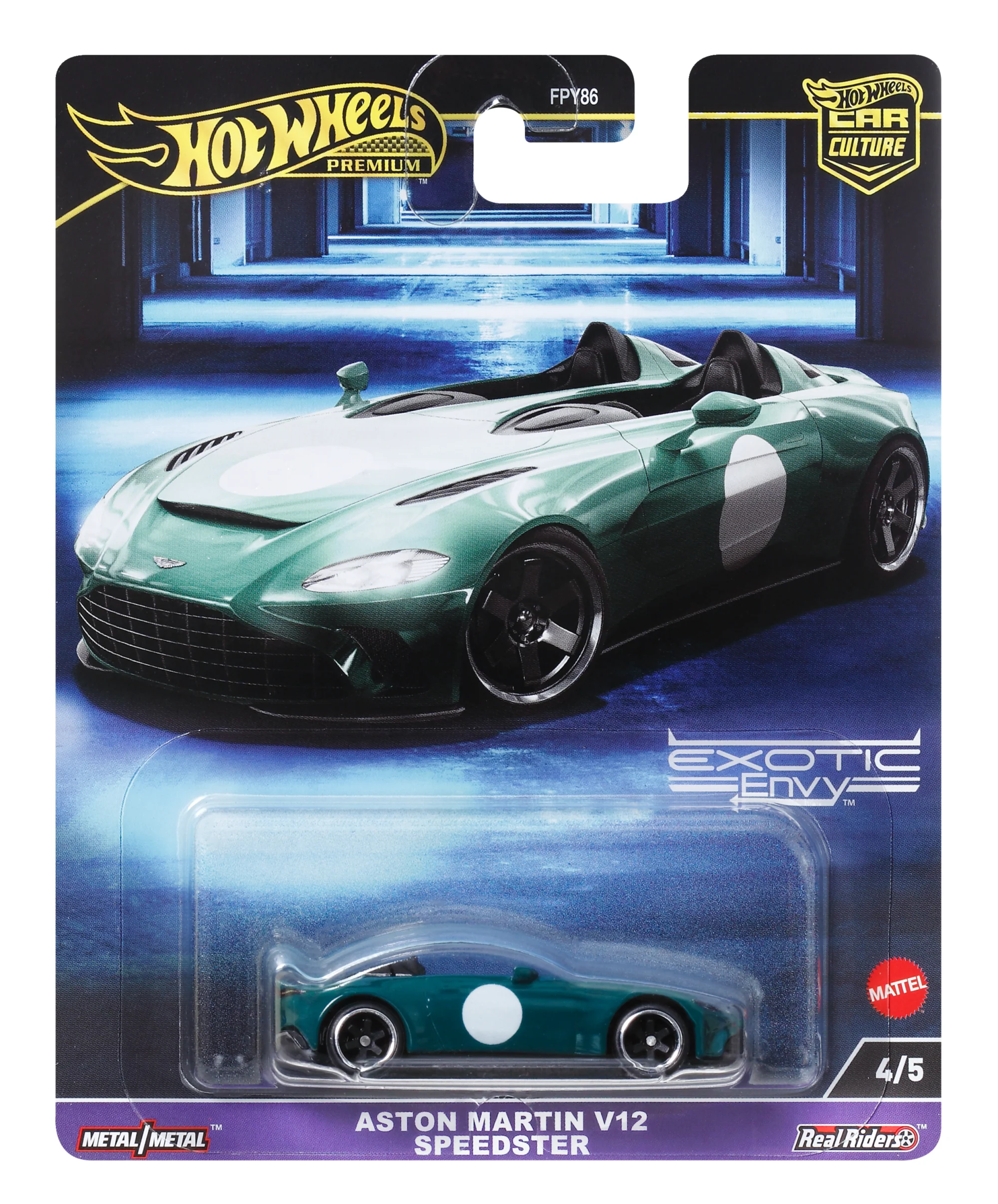Hot Wheels Car Culture Circuit Legends Aston Martin V12 Speedster For 3 Years Old & Up - Image 6