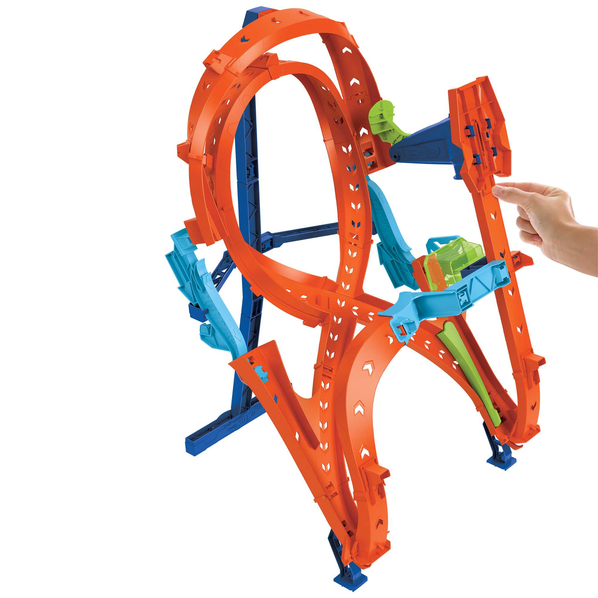 Hot Wheels-Cascade Grand Huit-Coffret 2 Pistes, 1 Voiture Hot Wheels - Image 5