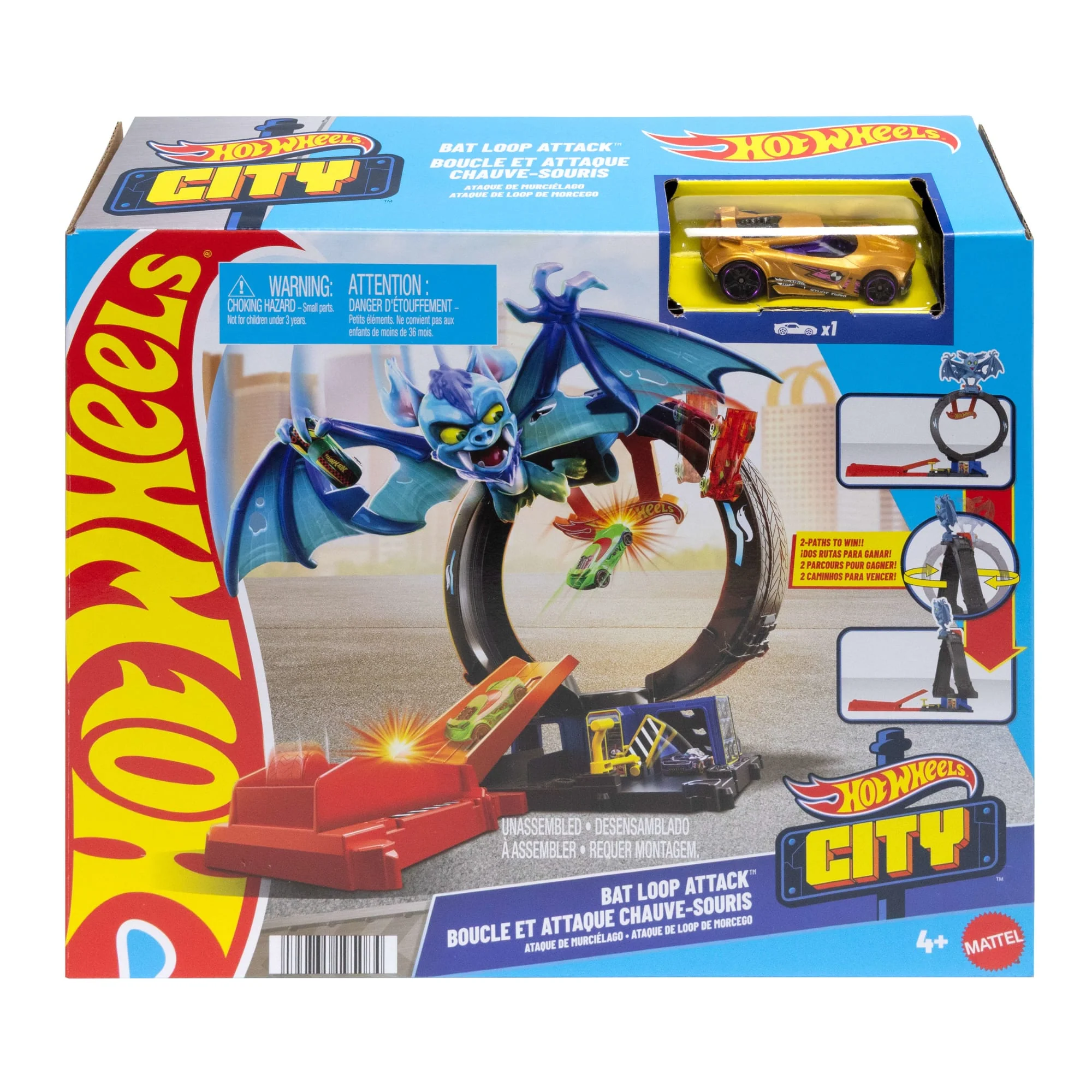 Hot Wheels City Pista de Brinquedo Ataque do Morcego - Image 6