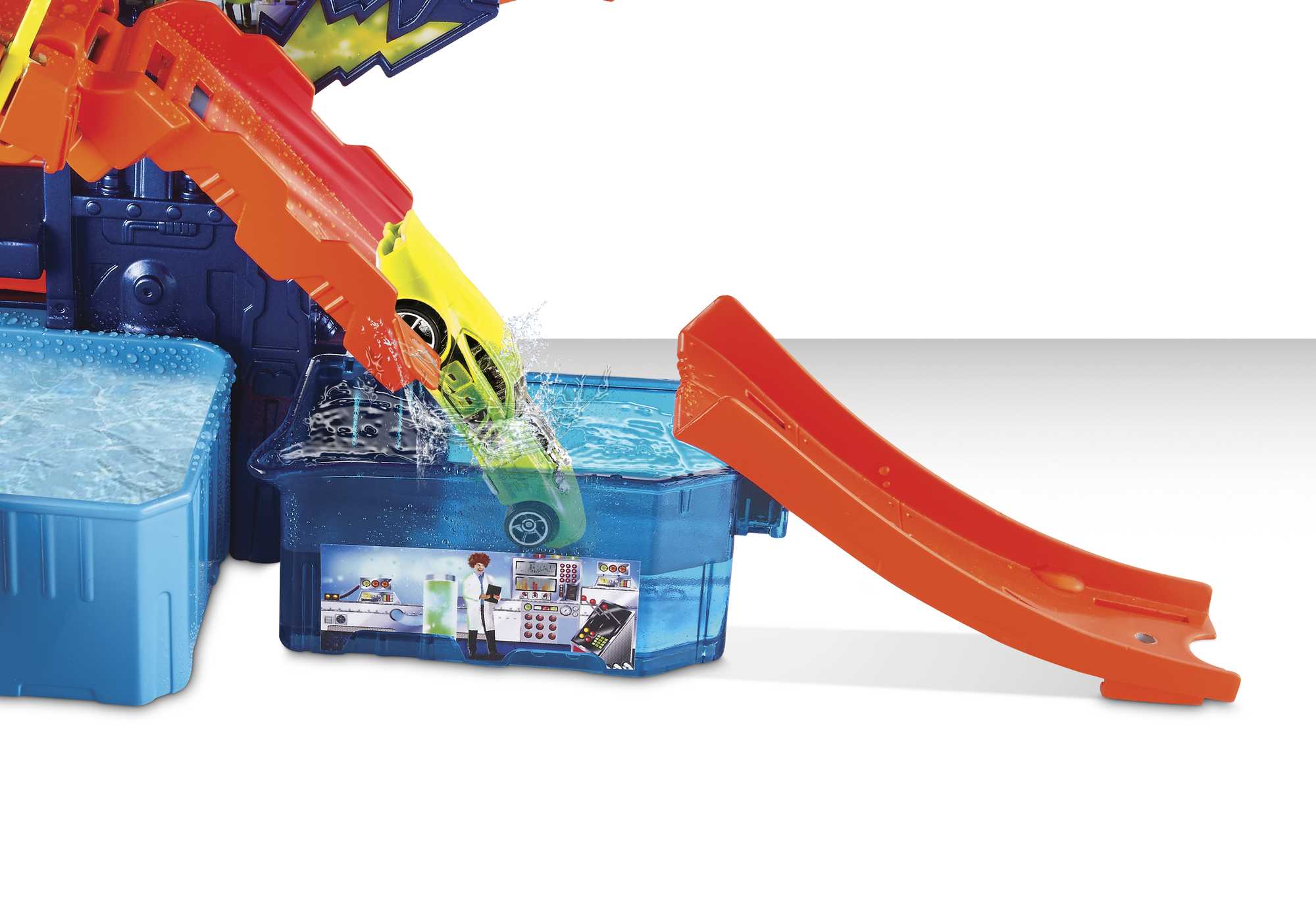 Hot Wheels City Pista de Brinquedo Color Shifters Laboratório Científico - Image 4