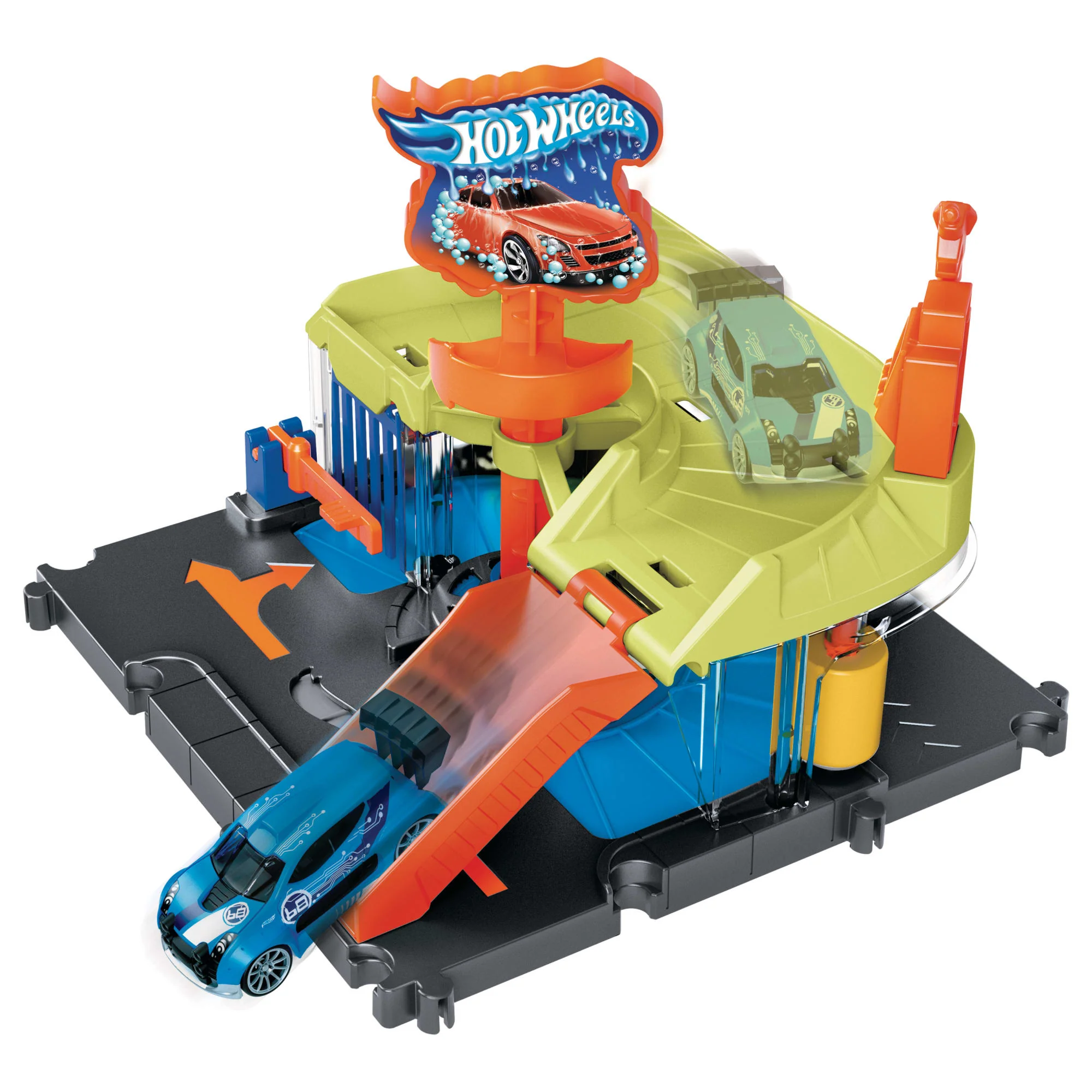 Hot Wheels City Pista de Brinquedo Lava-rápido da Cidade - Image 4