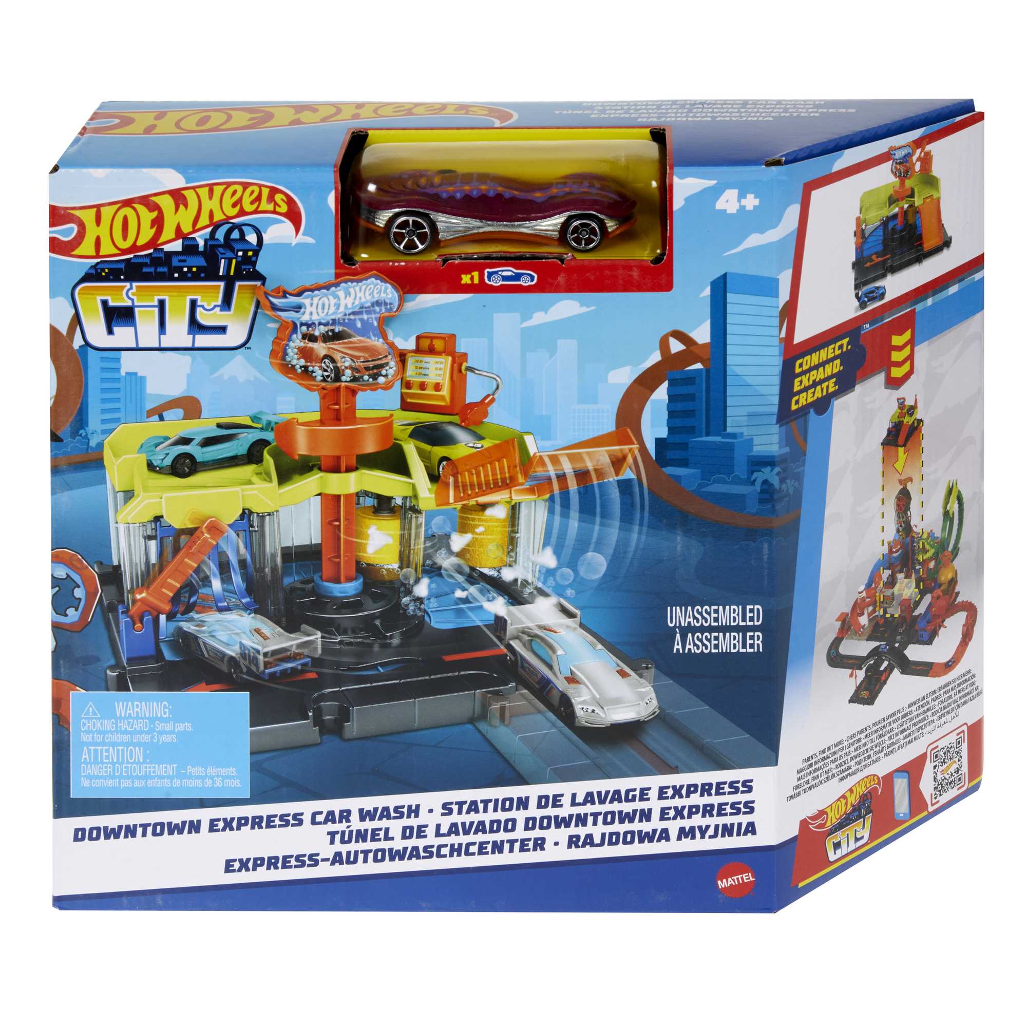 Hot Wheels City Pista de Brinquedo Lava-rápido da Cidade - Image 6