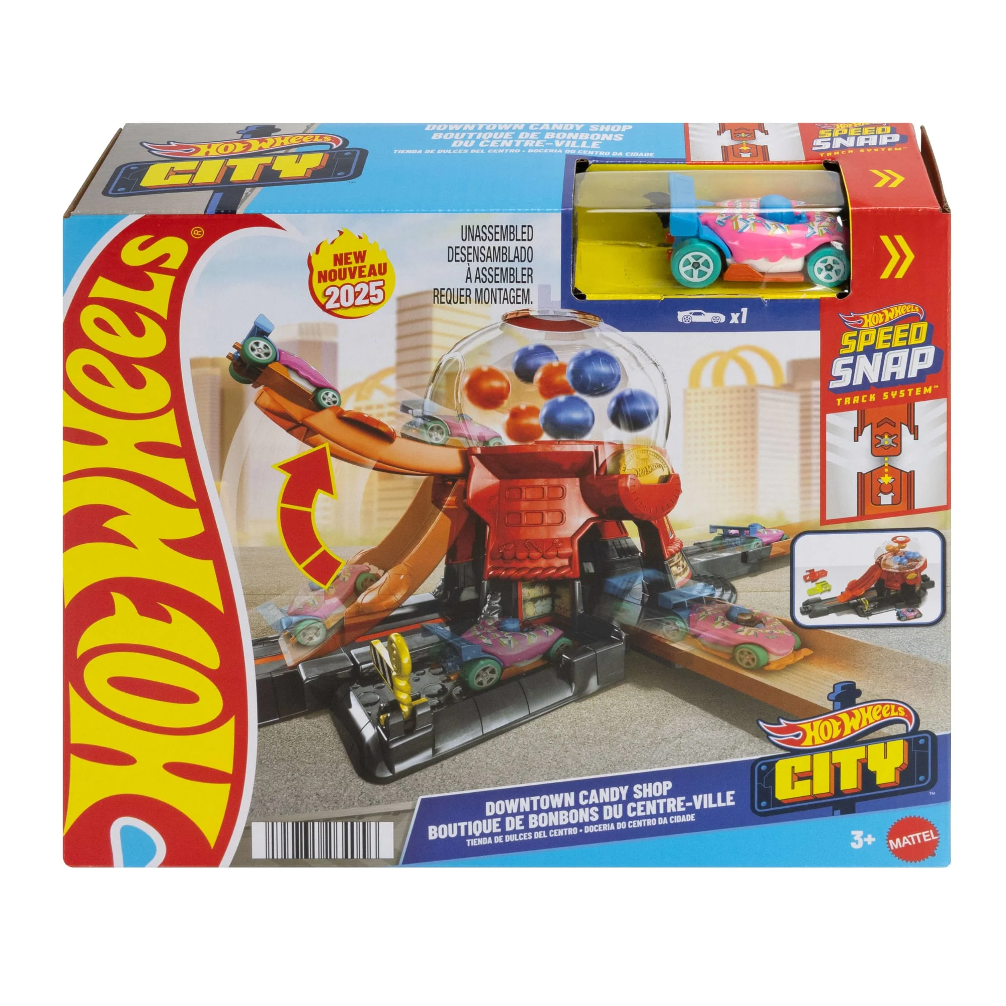 Hot Wheels City Pista de Brinquedo Loja de doces - Image 6