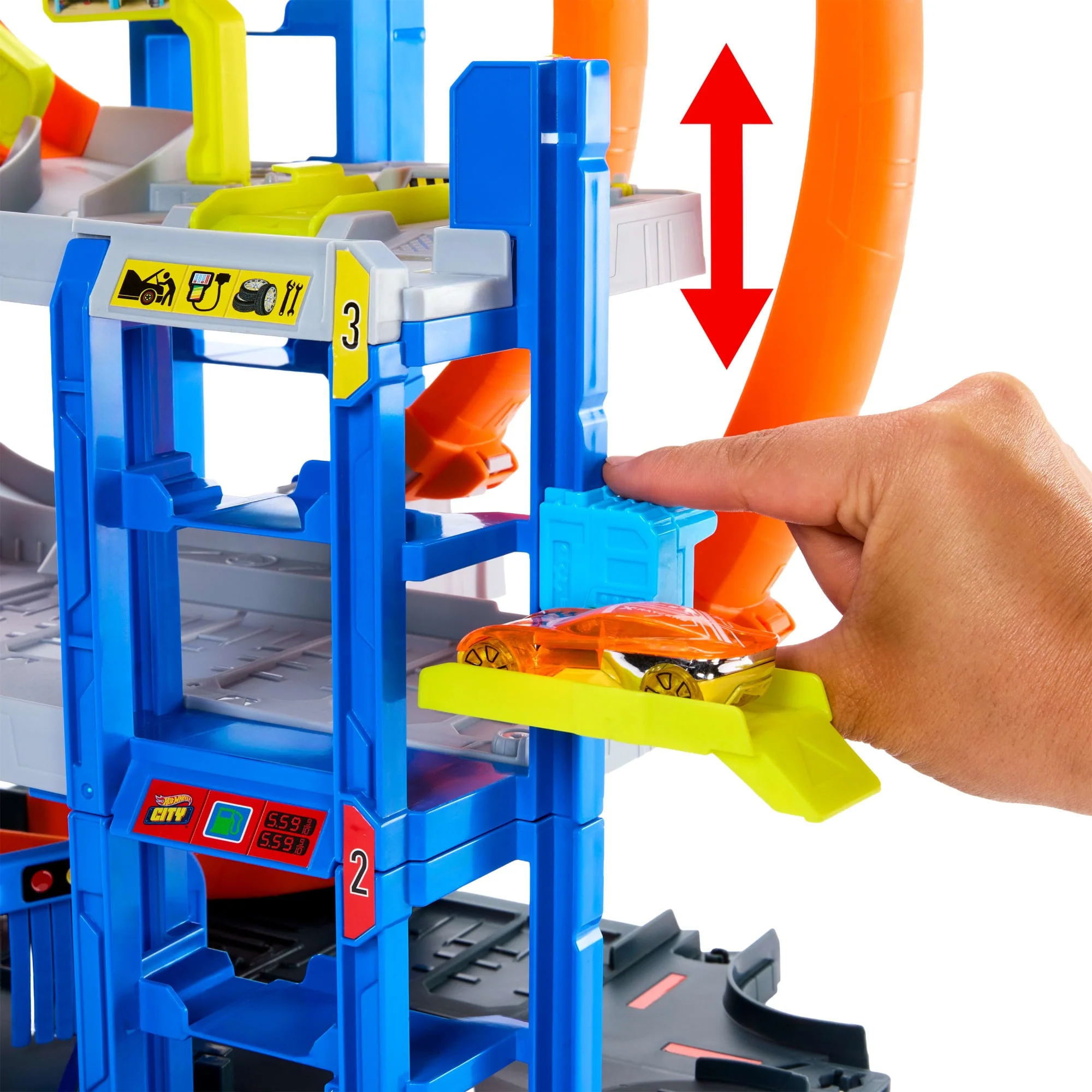 Hot Wheels City Pista de Brinquedo Mega Garagem - Image 3