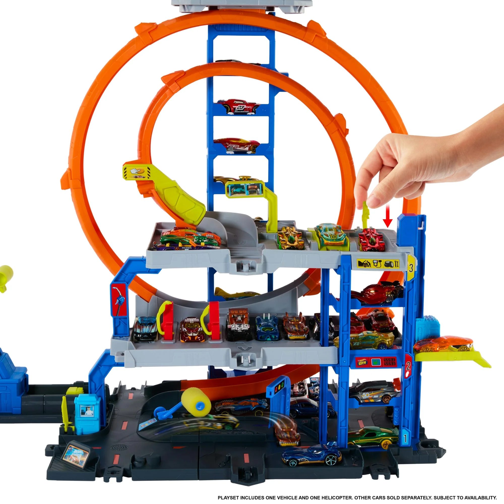 Hot Wheels City Pista de Brinquedo Mega Garagem - Image 4